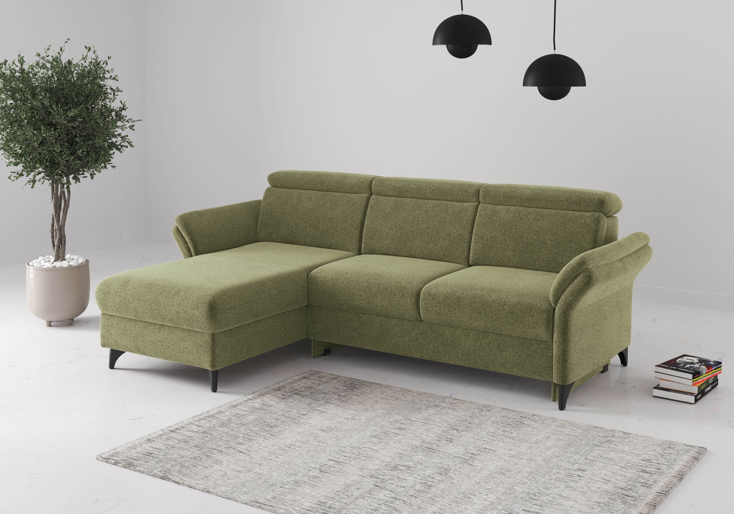 sit&more Ecksofa »Glendale« inkl. Kopfteilverstellung,wahlweise mit Vorzieh günstig online kaufen