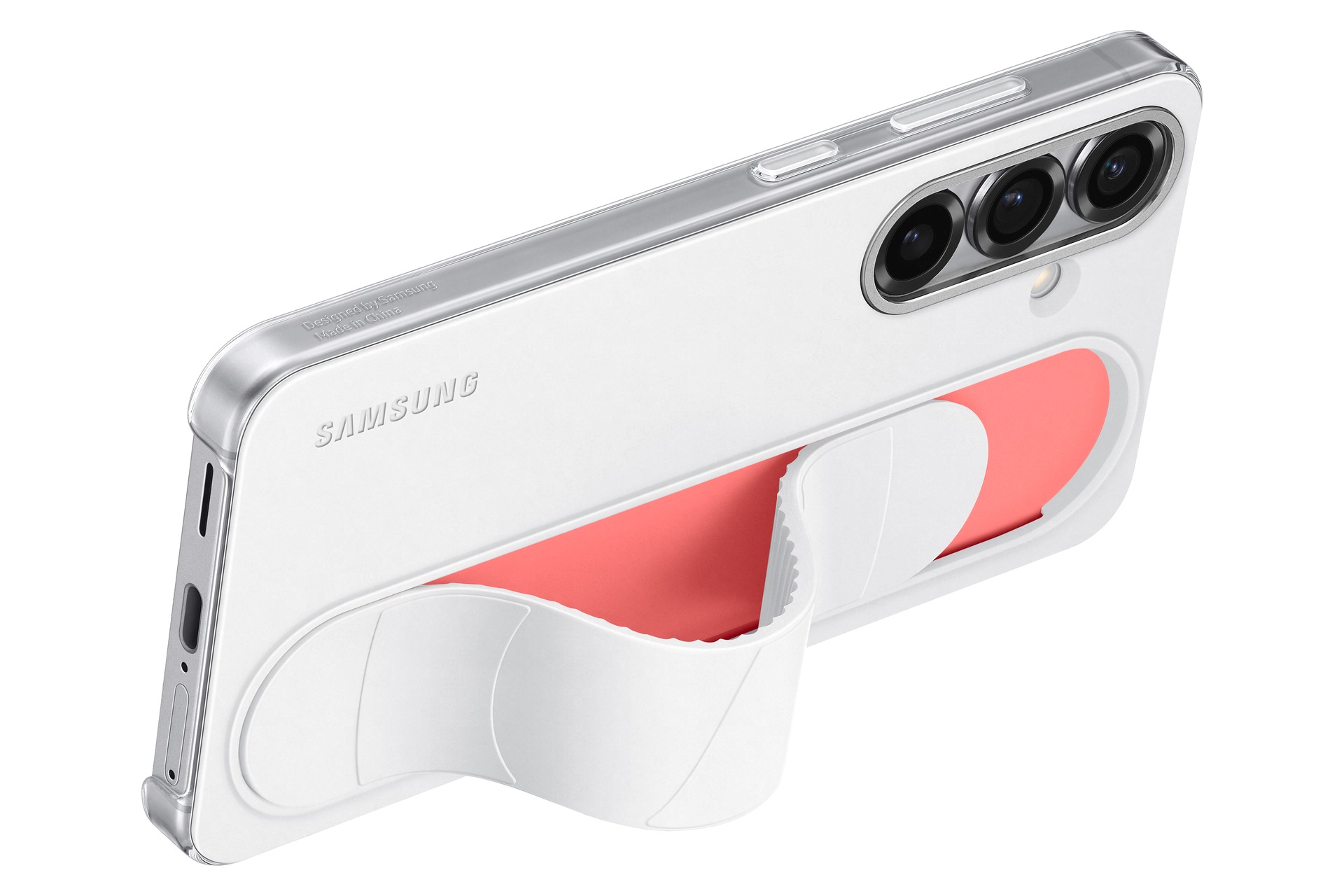Samsung Handyhülle »Standing Grip Case für Samsung Galaxy S25«, Backcover, Schutzhülle, Handyschutzhülle, Case, Schutzcase, stoßfest