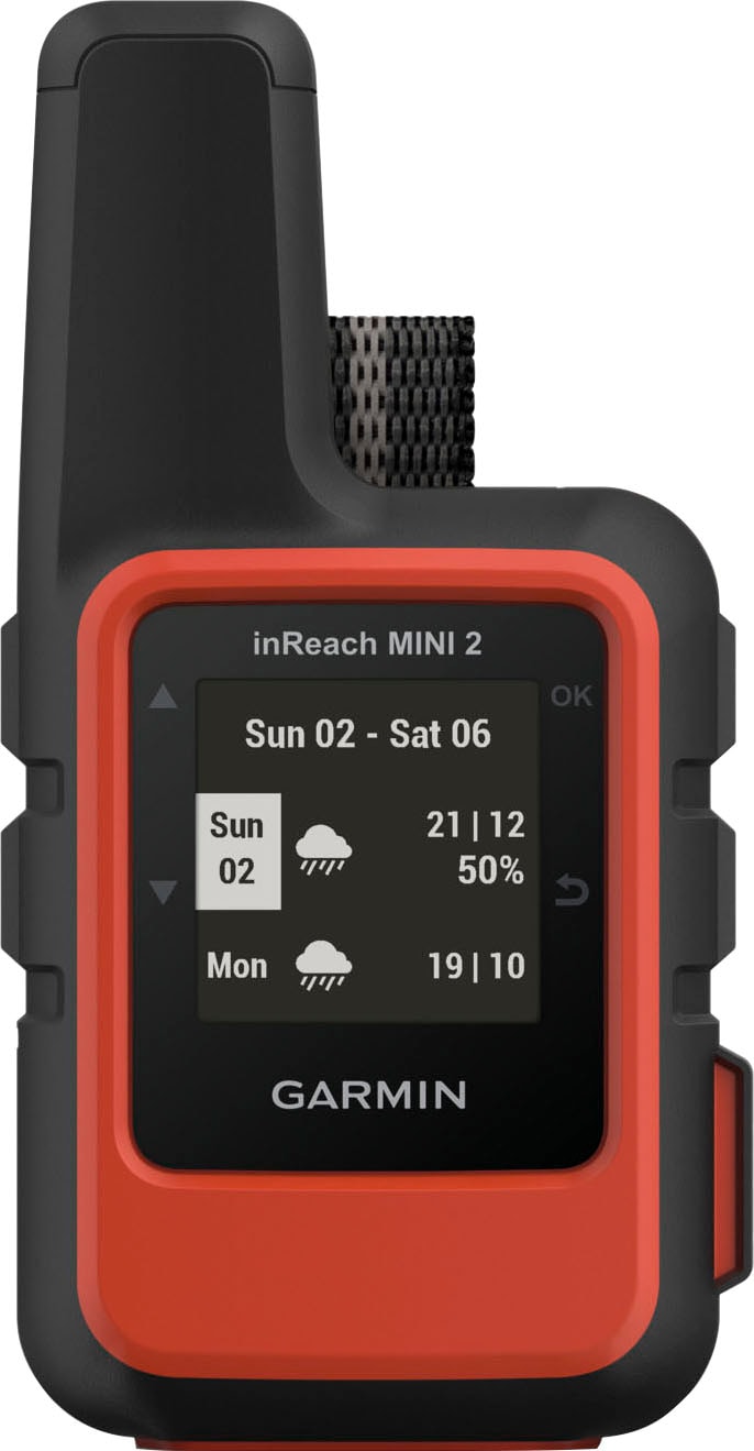 Garmin Outdoor-Navigationsgerät »Garmin inReach Mini 2 Black GPS EMEA«, TracBack-Routing-Funktion, Punkt-zu-Punkt-Navigation