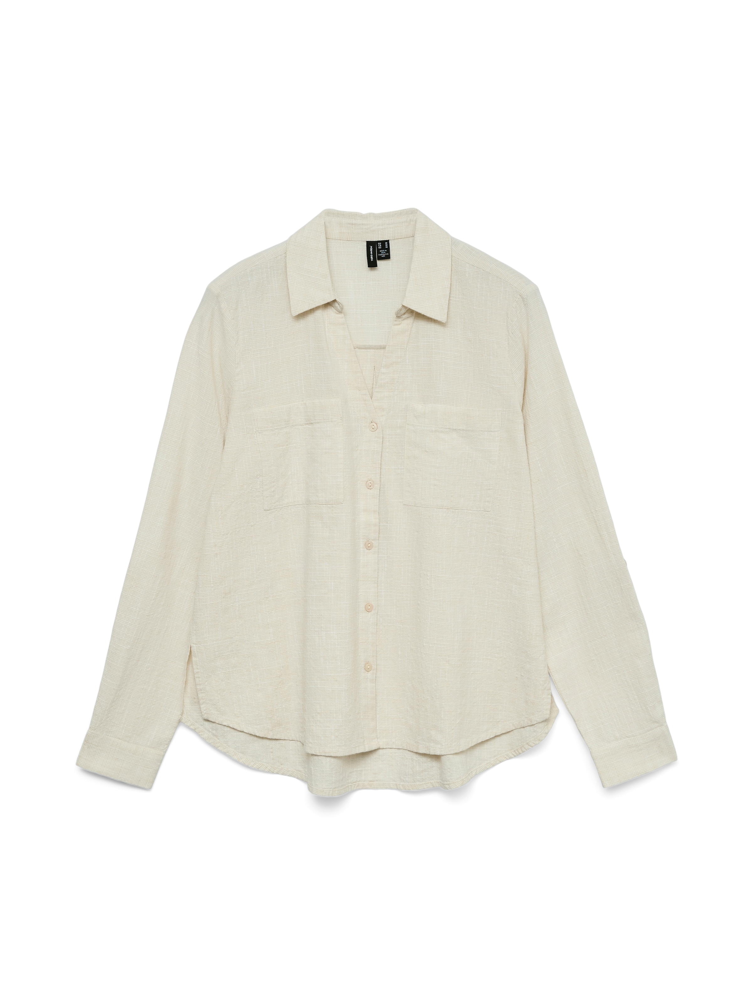 Vero Moda Langarmbluse »VMTHILDE LS SHIRT WVN NOOS« Baumwolle