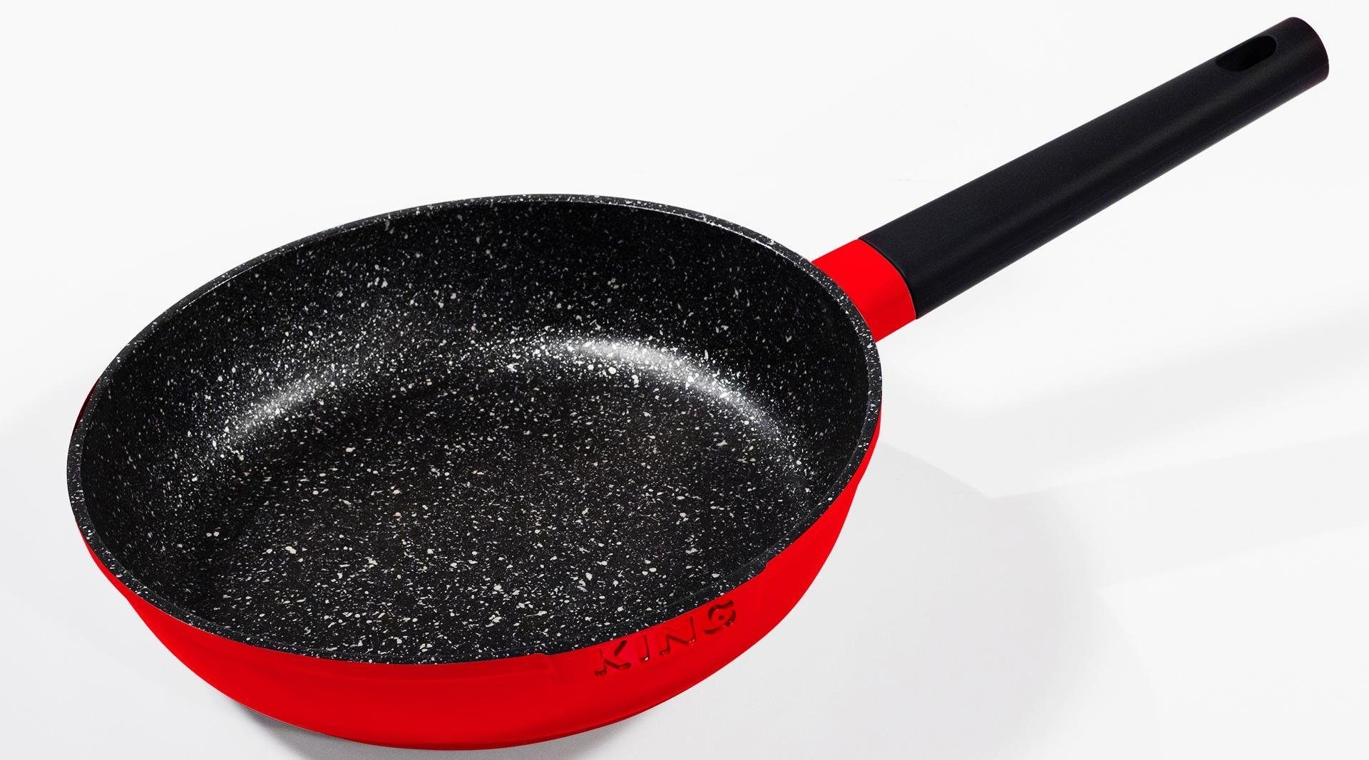 KING Bratpfanne »Shine Red«, Aluminiumguss, (1 tlg.), Induktion