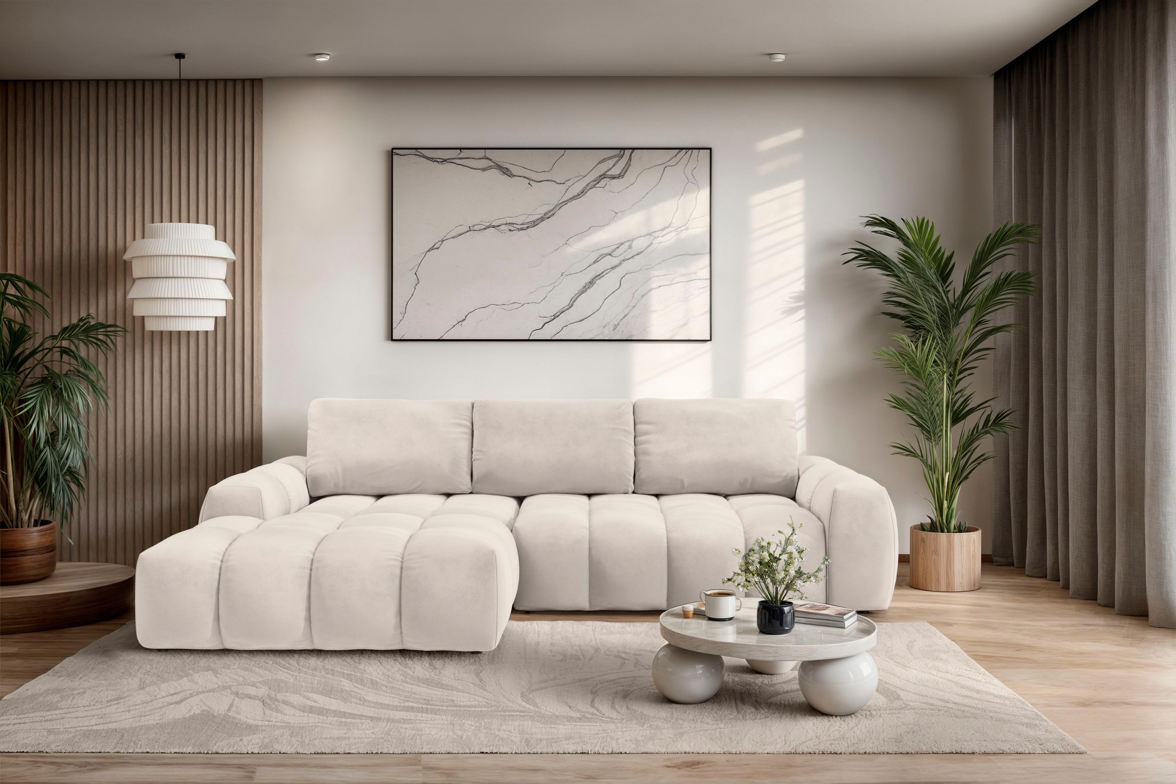 INOSIGN Ecksofa »AZITA klein optionale Schlafsofa mit Bettkasten, B/T/H: 27 günstig online kaufen