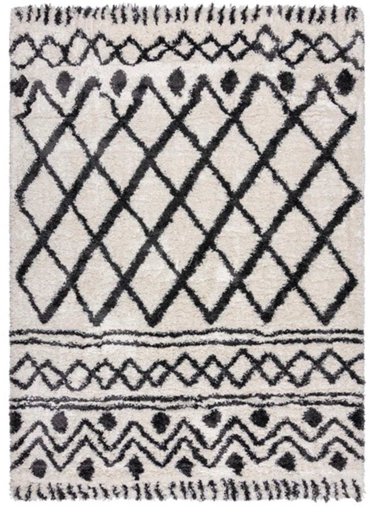FLAIR RUGS Hochflor-Teppich »SOUQ LINES«, rechteckig, 40 mm Höhe, Souq Lines Teppich im Berber-Stil