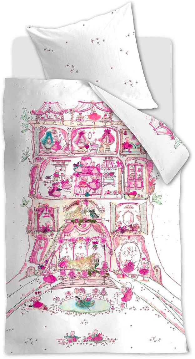 Beddinghouse x Hanneke de Jager Kinderbettwäsche »Mousehouse« günstig online kaufen