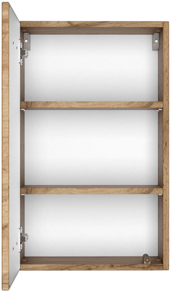 welltime Badmöbel-Set »Welltime Möbel Baabe Waschtisch-Set 3tlg. oder 5tlg.«, (5 St.), gedämpfte Scharniere und Softclose-Funktion, inklusive LED-Beleuchtung