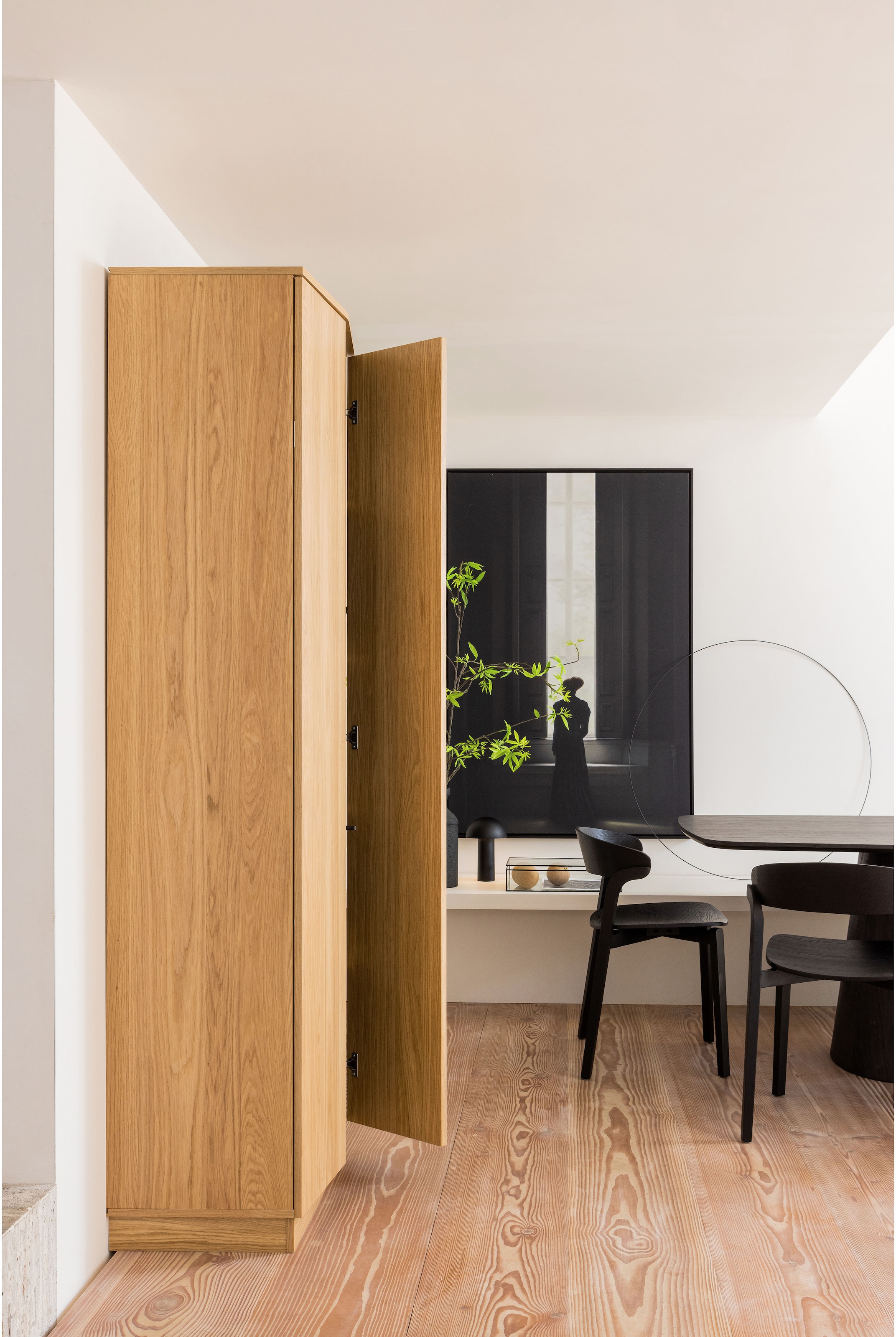 WOOOD Mehrzweckschrank »ZUMA  Garderobenschrank. Wäscheschrank, Höhe 210 cm« Eichenfurnier mit zeitlosem Design und Maserung