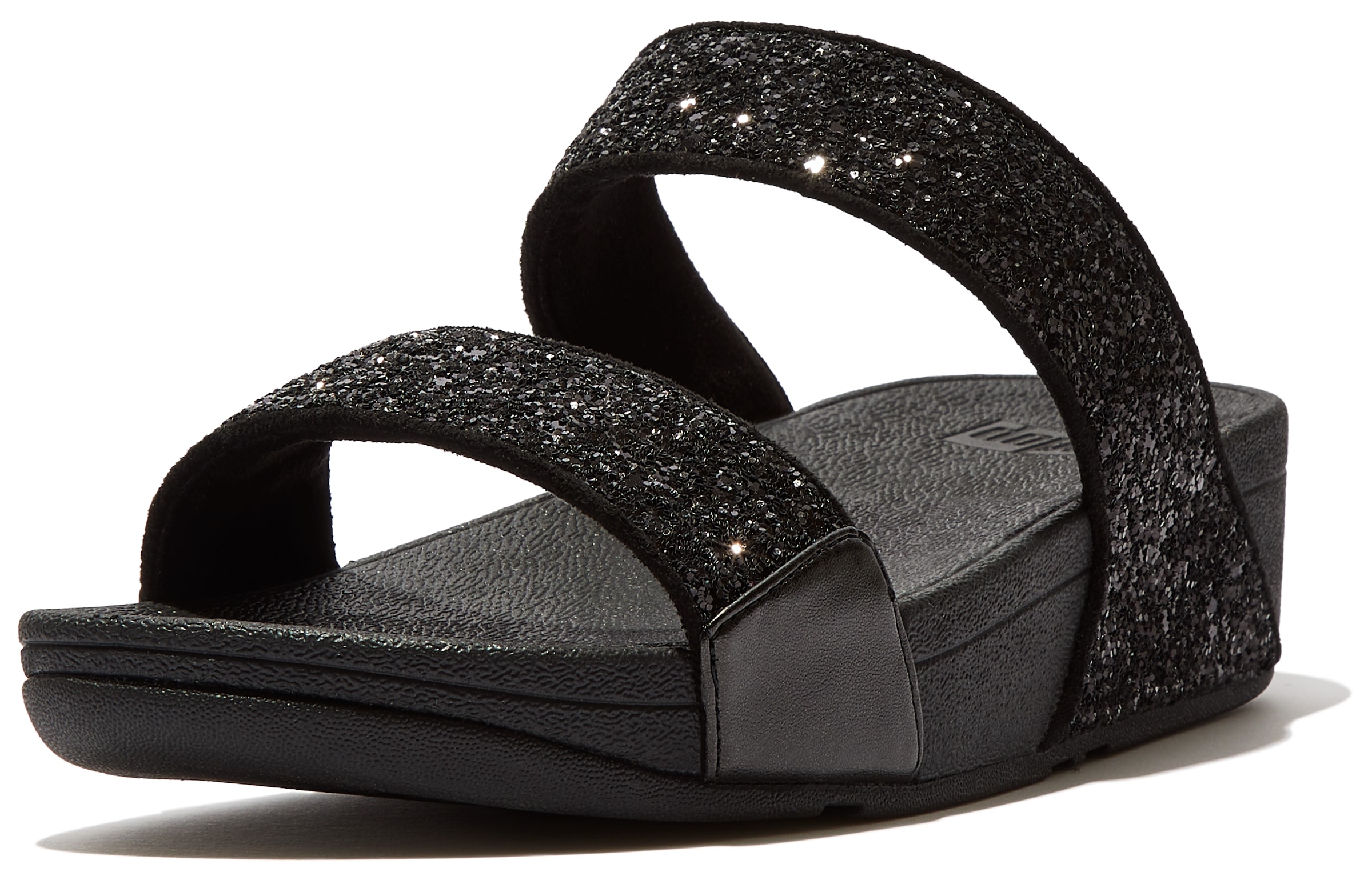 Fitflop Keilpantolette »LULU GLITTER SLIDES«  , Pool Slides, Strandschuh mit Glitter