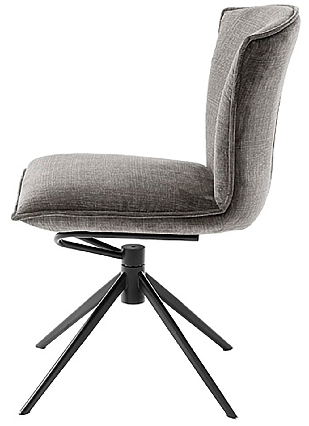 MCA furniture 4-Fußstuhl »NALON Esszimmerstuhl (2er Set) - Stuhl«, (Set), 2 St., Veloursstoff, 360° drehbar, Schwingfunktion, Metall, Veloursoptik, belastbar 120 kg