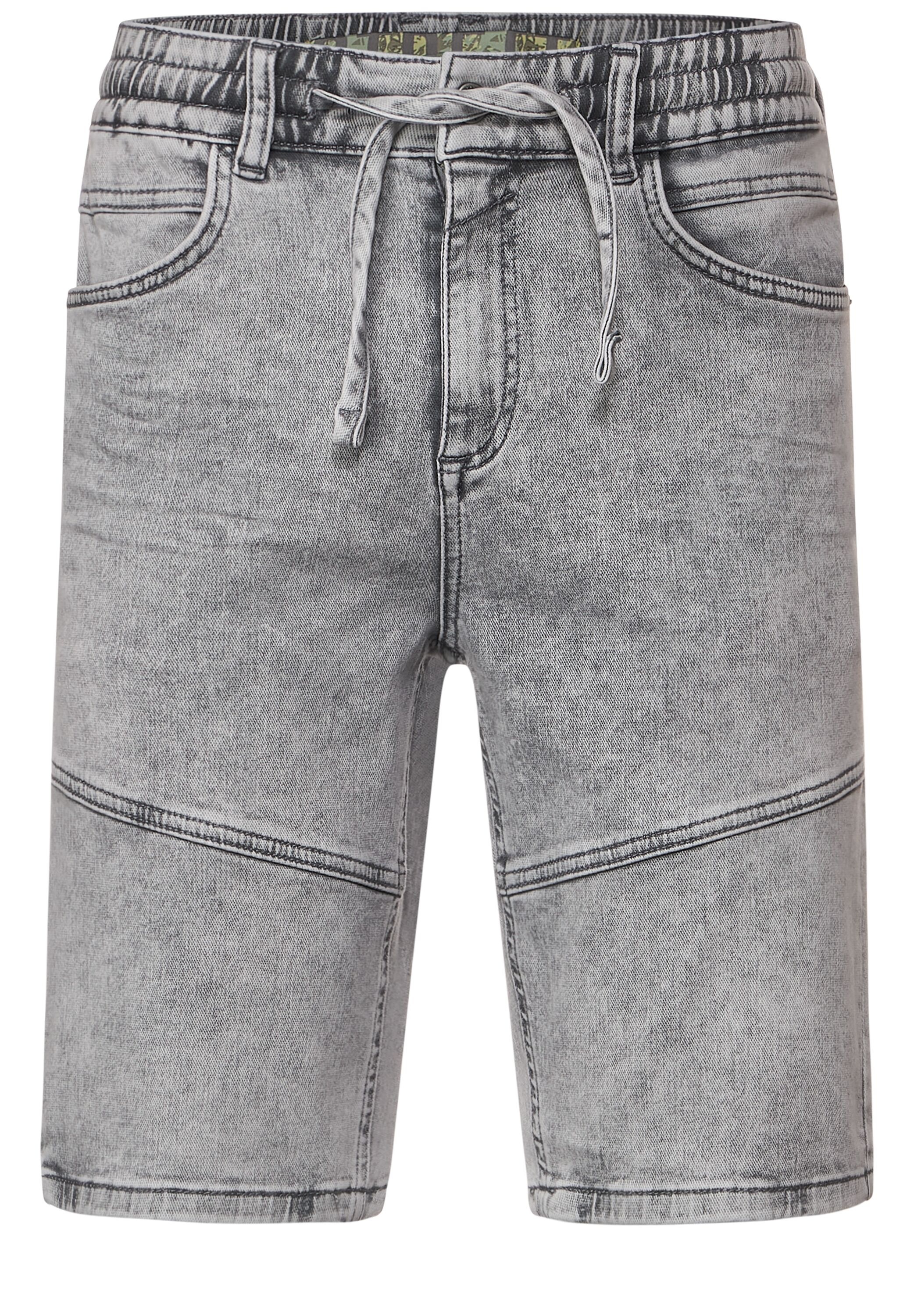 4. Bild von STREET ONE MEN Jeansshorts, mit Tunnelzugband