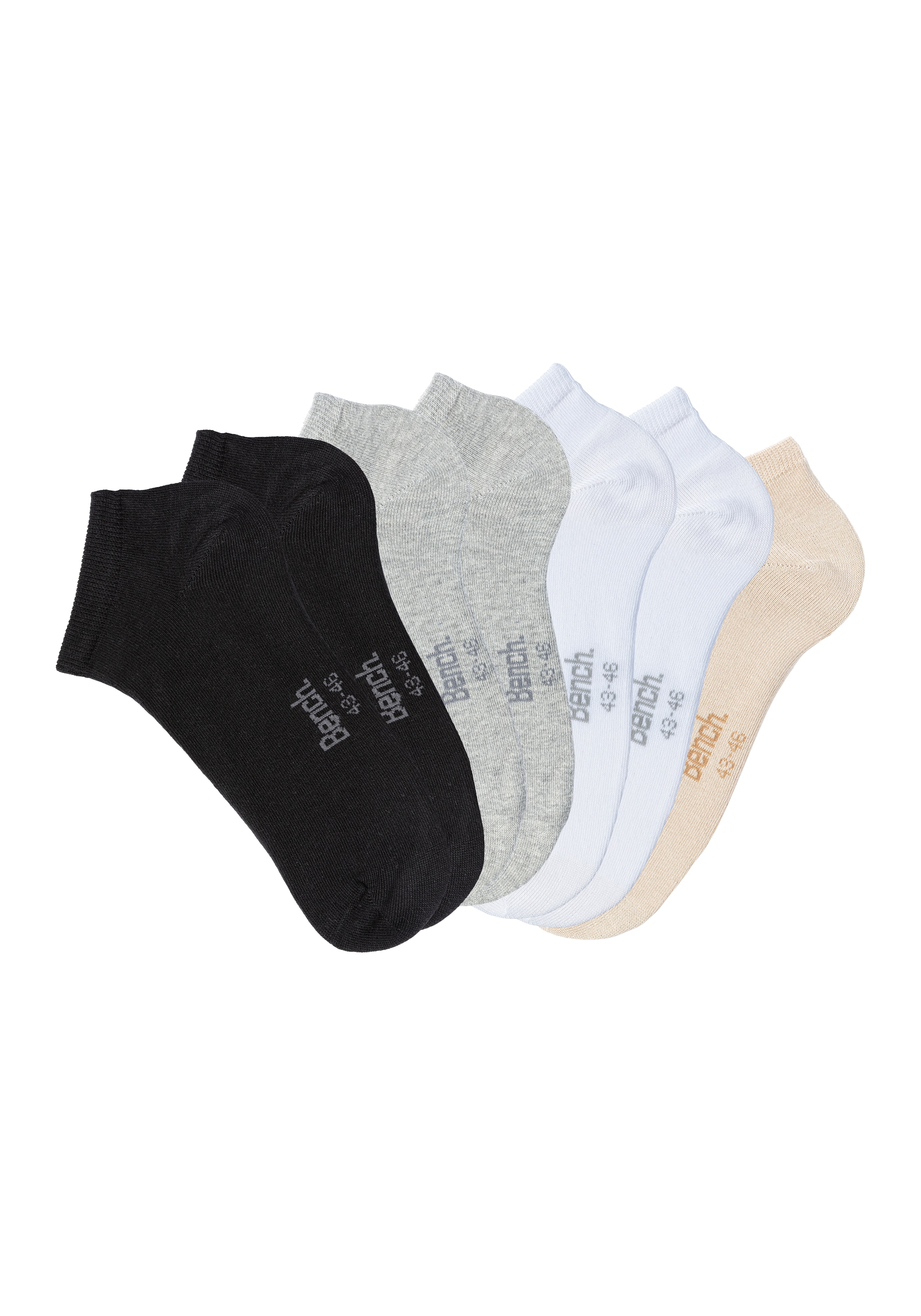 Bench. Sneakersocken, (Dose, 7 Paar), verpackt in der Dose