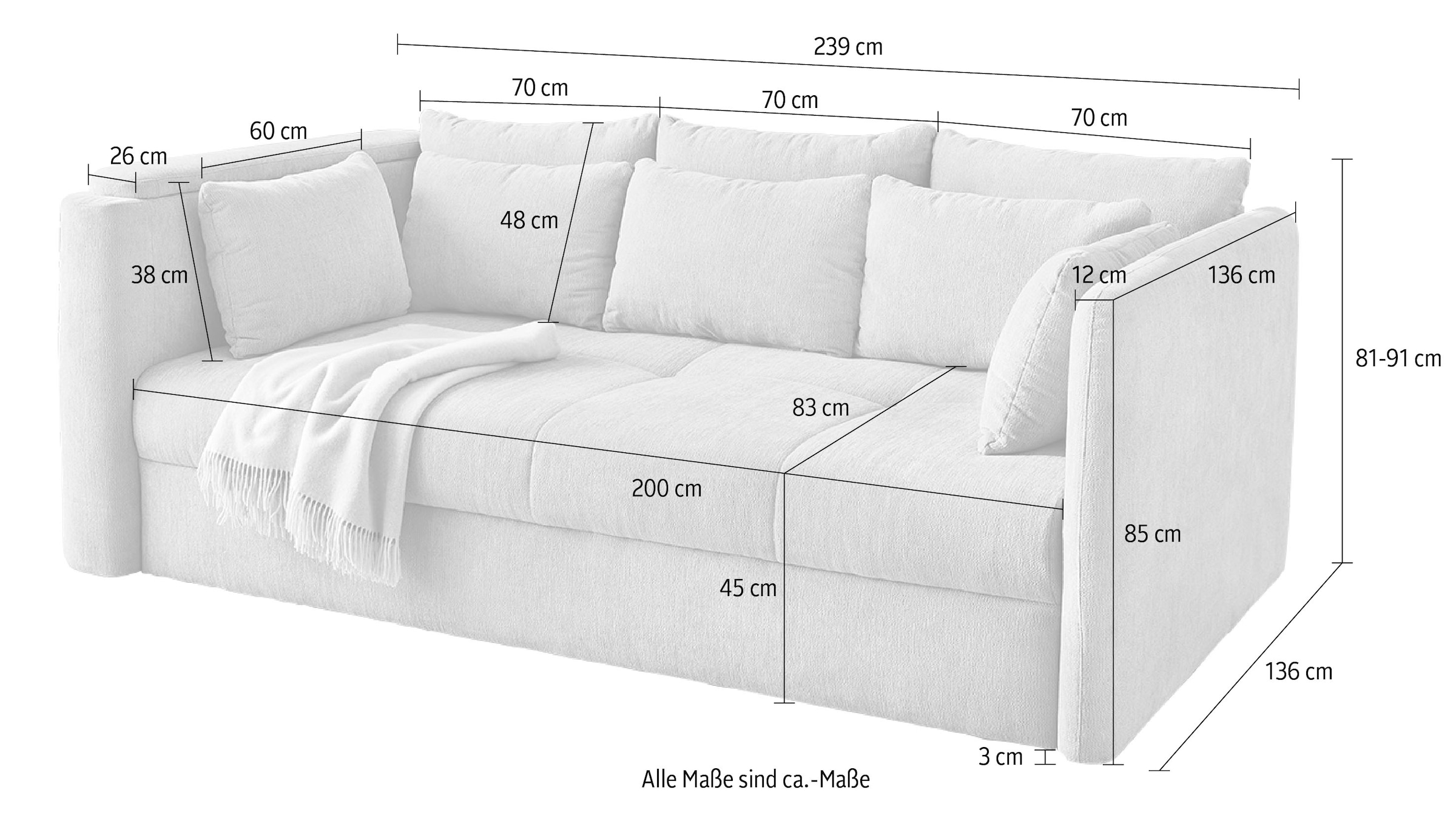 Jockenhöfer Gruppe Big-Sofa »Streamer«, versenkbarer TV-Lift inkl.  Fernbedienung, rechts oder links montierbar online bestellen