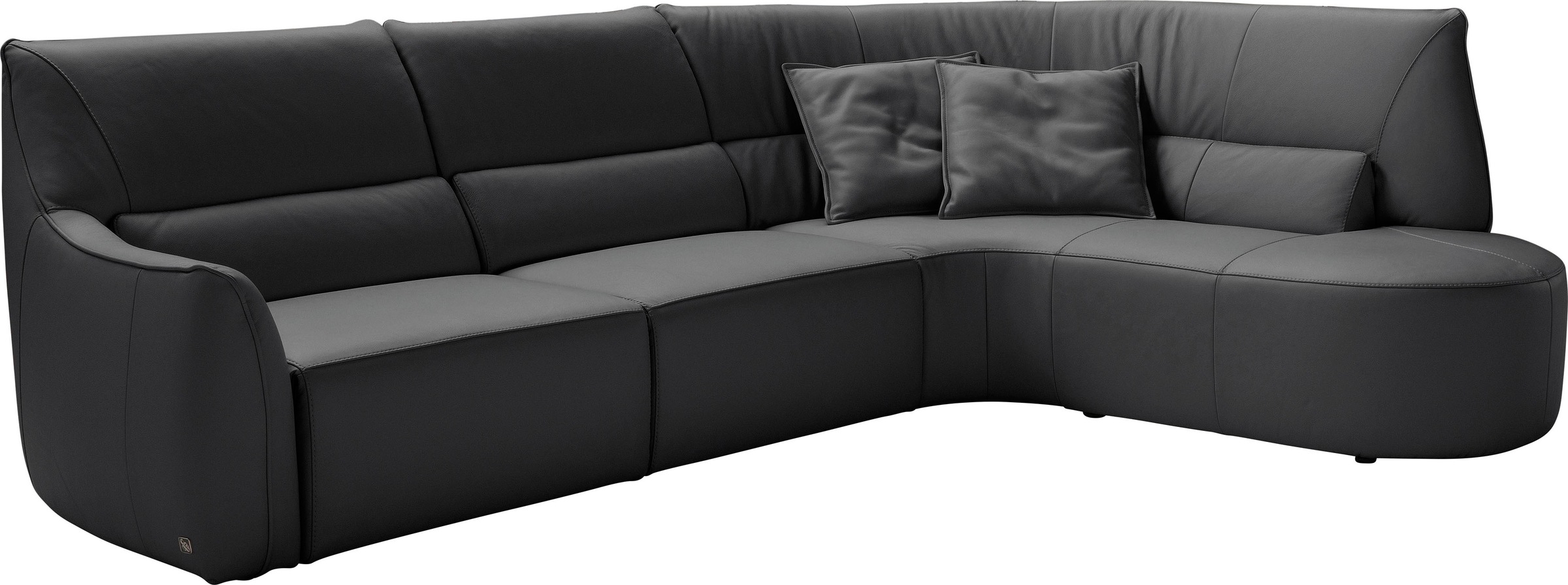 Egoitaliano Ecksofa »Puffy, extravagant & edel, Retro Designsofa, hoher Sit günstig online kaufen