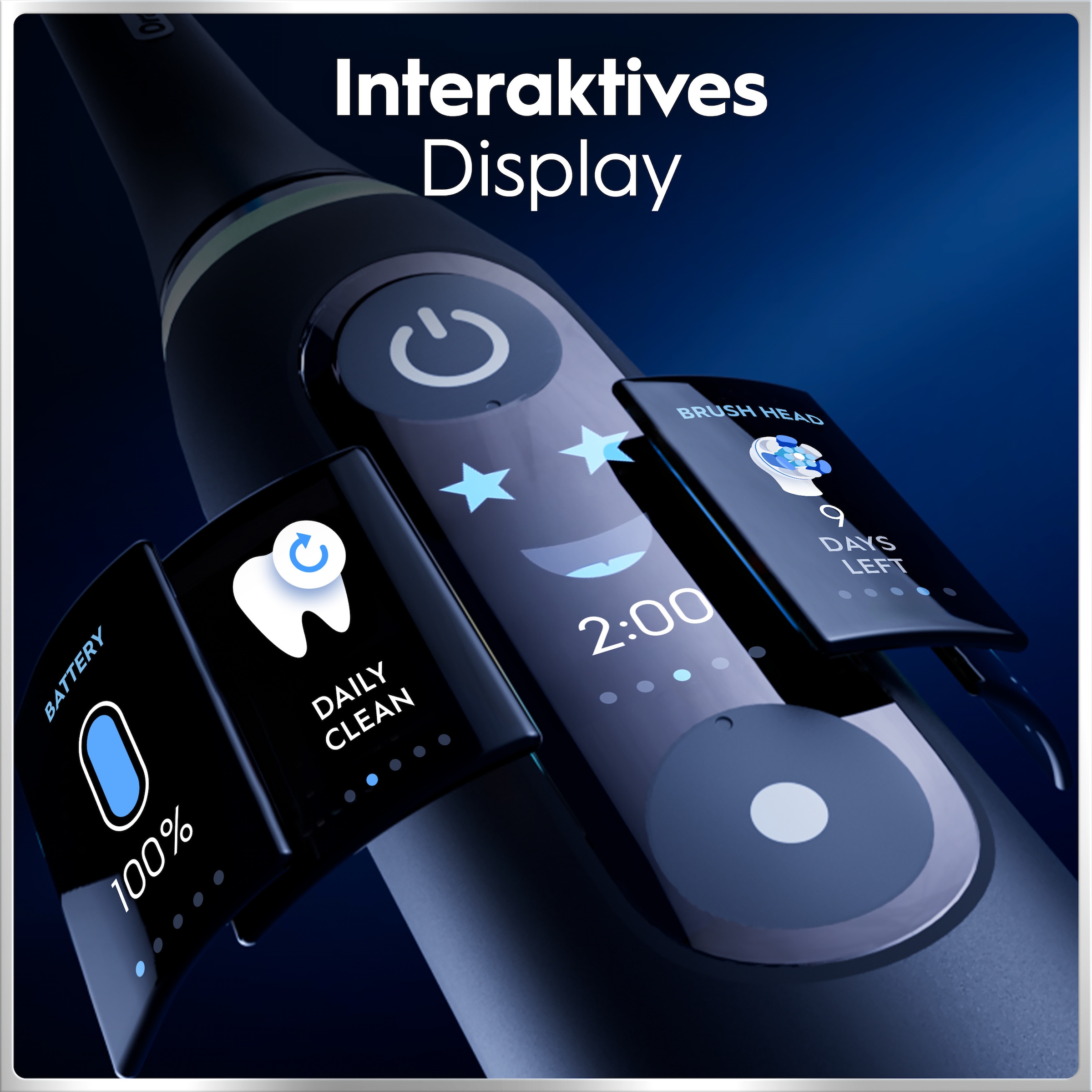 Oral-B Elektrische Zahnbürste »iO Series 6« 3 Stk. Aufsteckbürsten Doppelpack, 3 Aufsteckbürsten, Reise-Etui