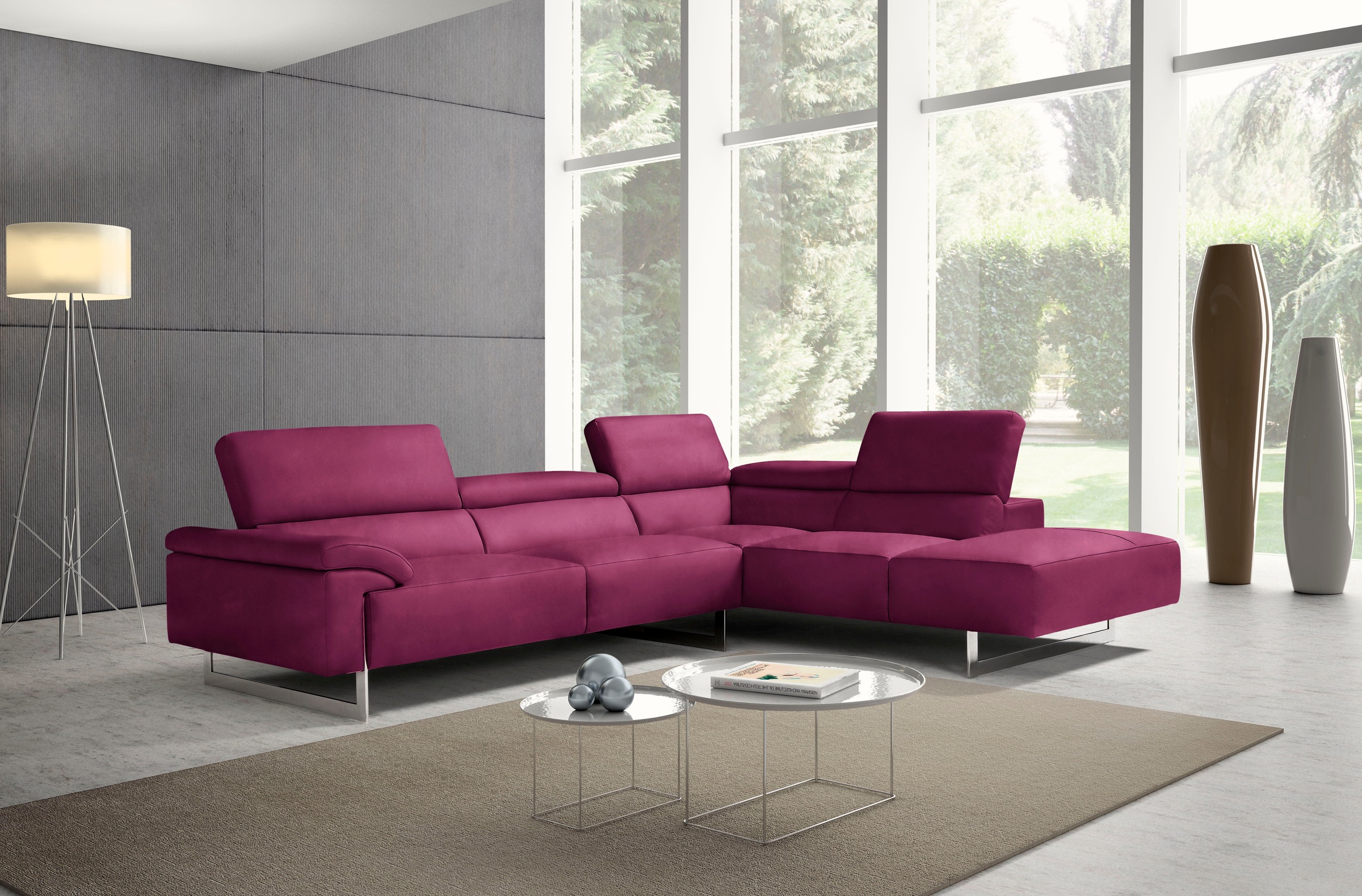 Egoitaliano Ecksofa "Malika, elegant und bequem, Designsofa, L-Form", mit O günstig online kaufen