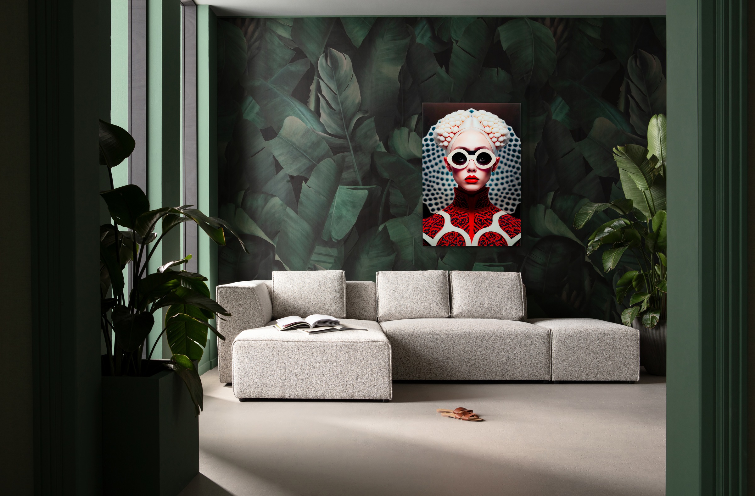 Kare Design Glasbild »Muse Vibe 75x55cm« 1, 