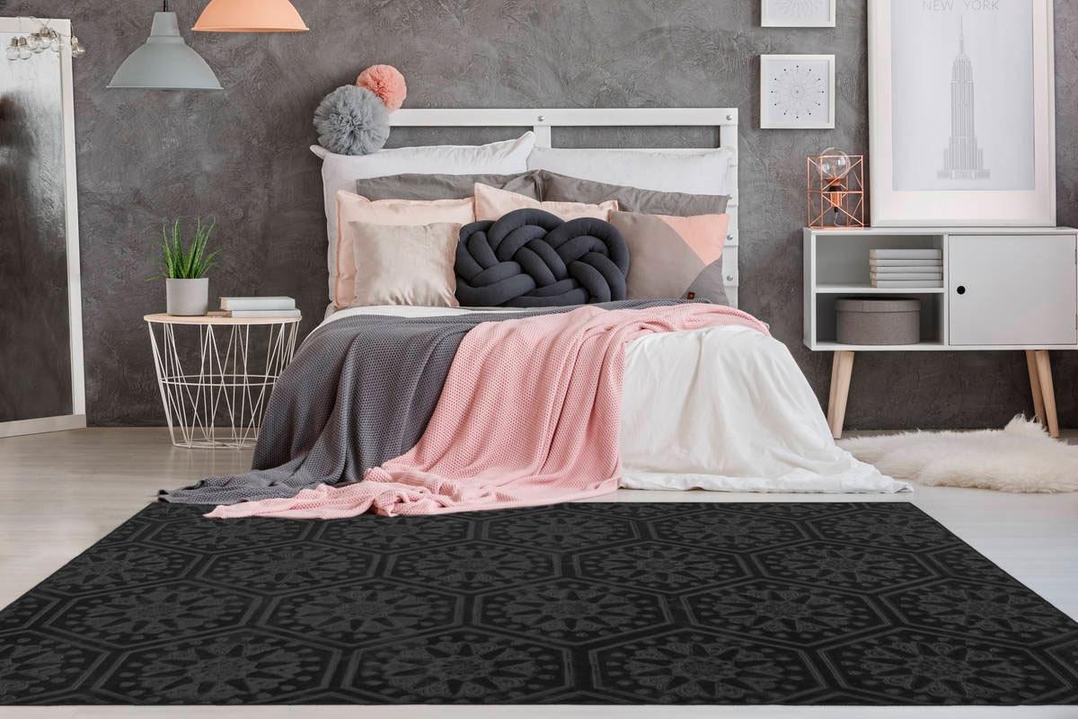 Arte Espina Teppich »Monroe 200«, rechteckig, 7 mm Höhe, besonders weich durch Microfaser, Wohnzimmer