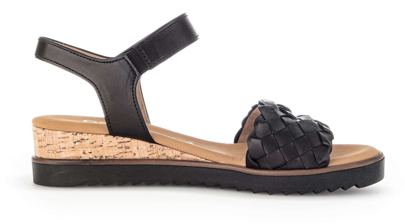 Gabor »GENUA«  , Sommerschuh, Sandale, Keilabsatz, mit Klettverschluss, Weite G