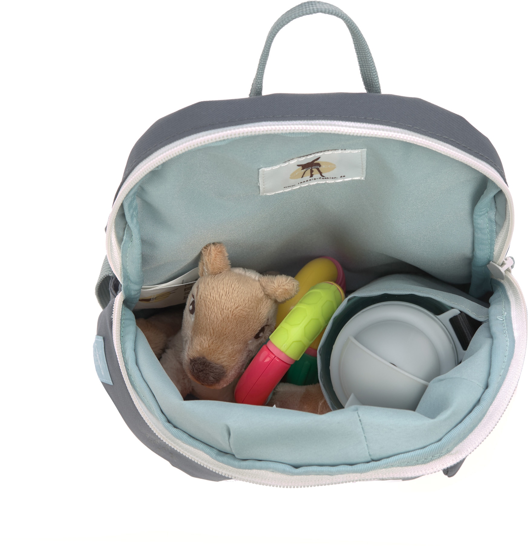 LÄSSIG Kinderrucksack »About Friends, Tiny Backpacks, Racoon«, PETA-approved vegan