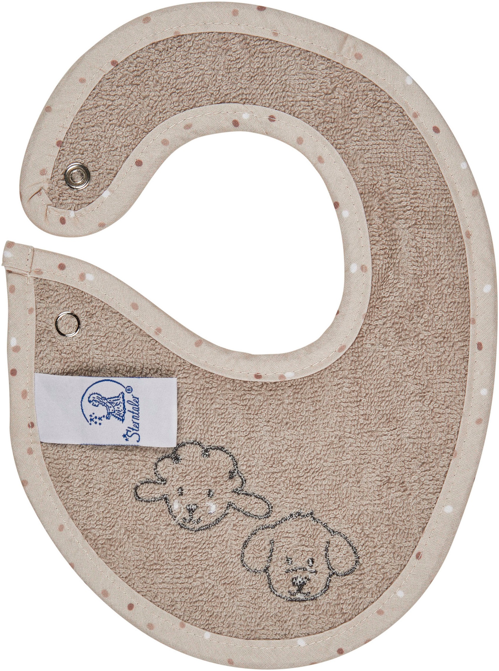 Sterntaler® Lätzchen »Doppelpack Bauernhof, sand«, (Set, 2 St.)
