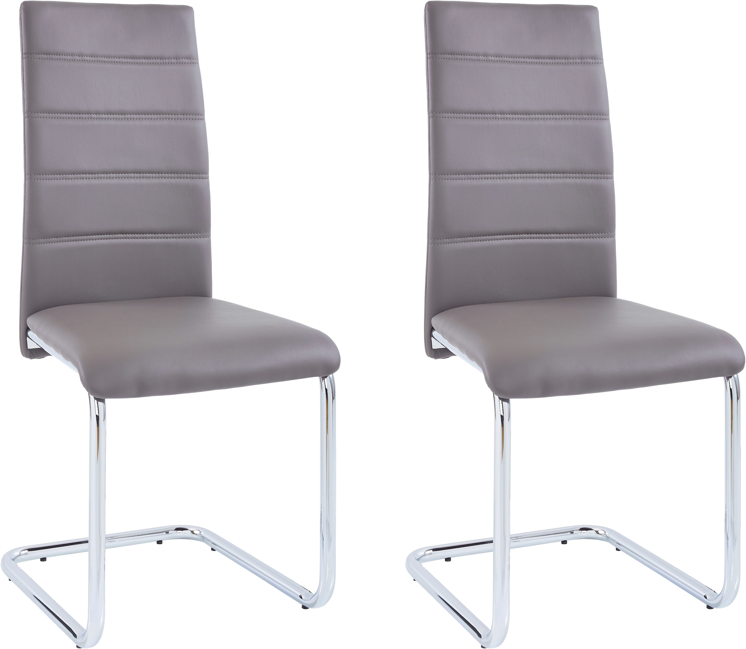 INOSIGN Freischwinger »Adora« (Set) 4 Stk.(2 oder 4 Stück) Bezug in Kunstle günstig online kaufen