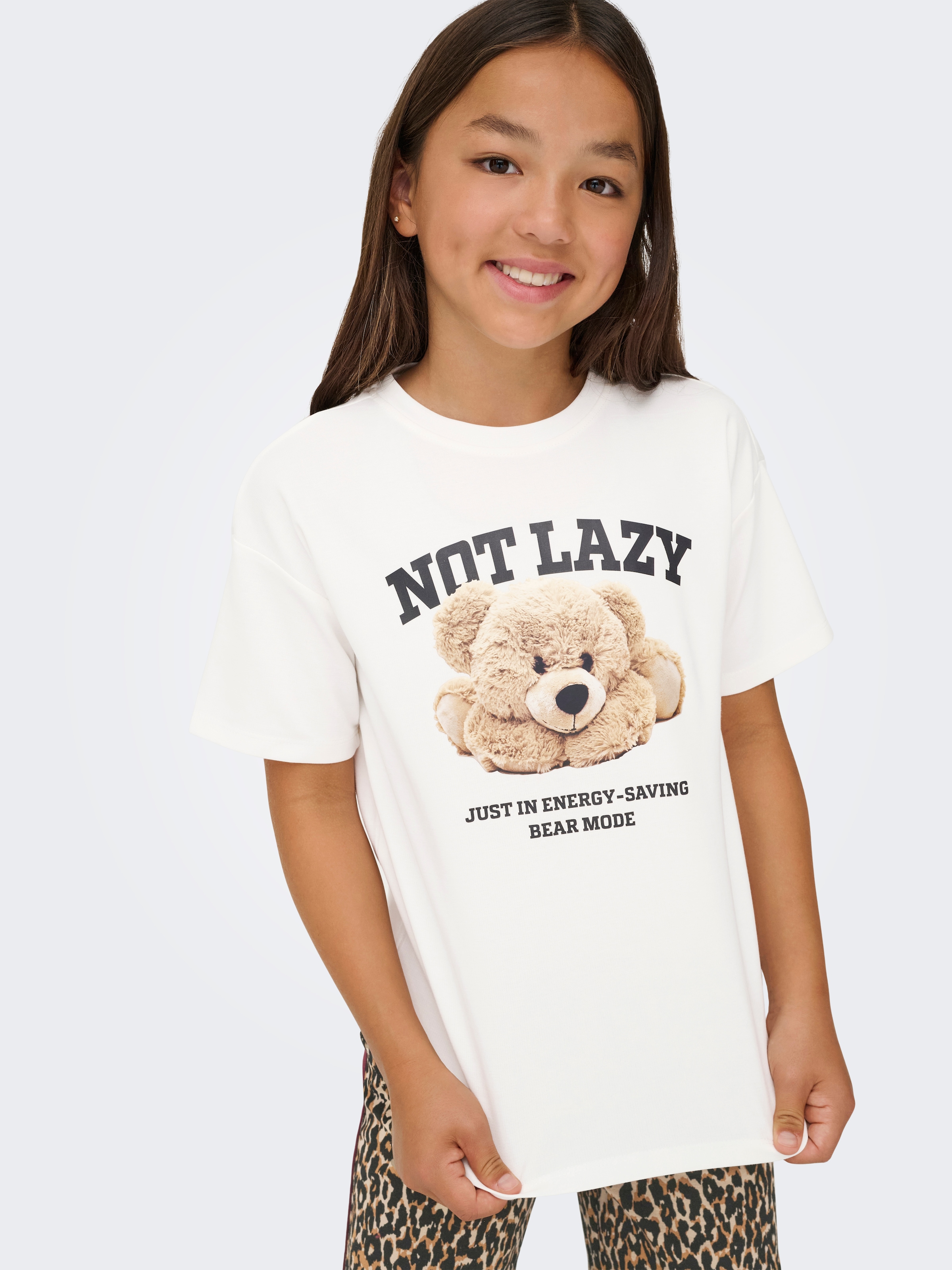 KIDS ONLY Kurzarmshirt »KOGBILLIE S/S LOOSE TEDDY TOP JRS NOOS«