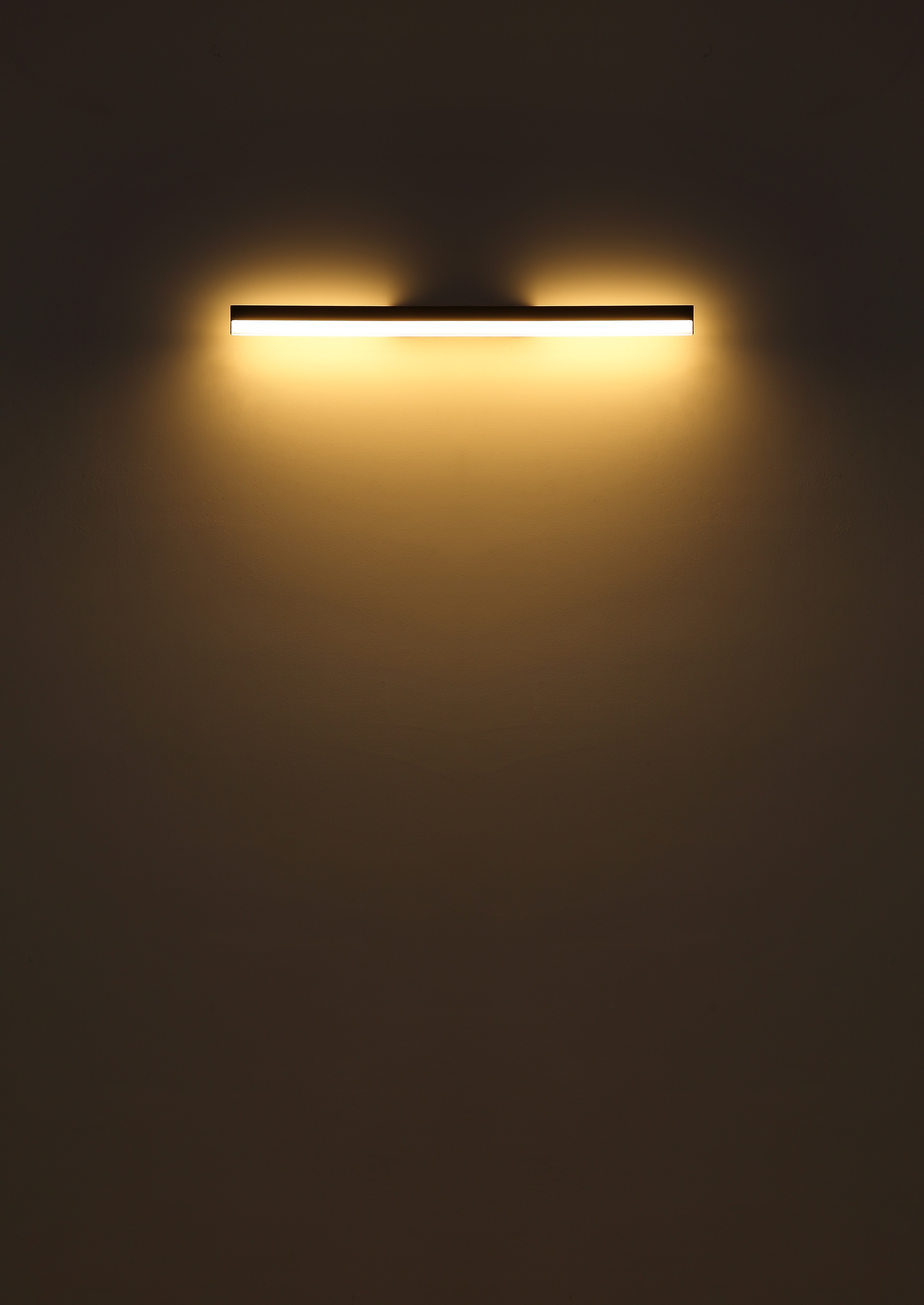 GLOBO LIGHTING LED Wandleuchte »SALLO«, Leuchtmittel LED-Modul | LED fest integriert, Wandlampe/schwarz/3000K/6000K/Stufenschalter/opal/Wohnzimmer/Flur