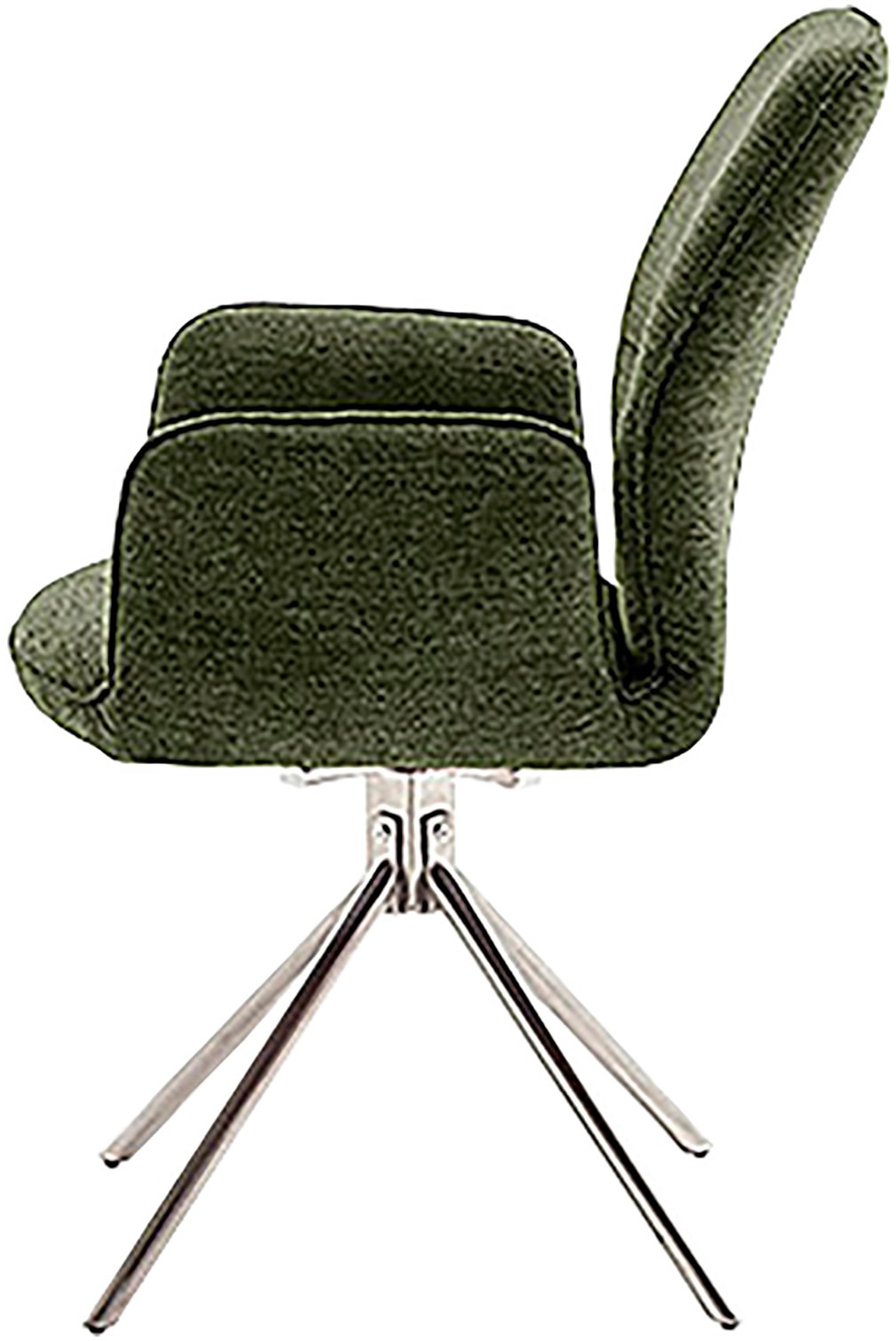 MCA furniture Esszimmerstuhl »GREYTON«, Chenille, (2er-Set), drehbar 180°, Belastbarkeit 120 kg, Sitzhöhe ca. 50 cm