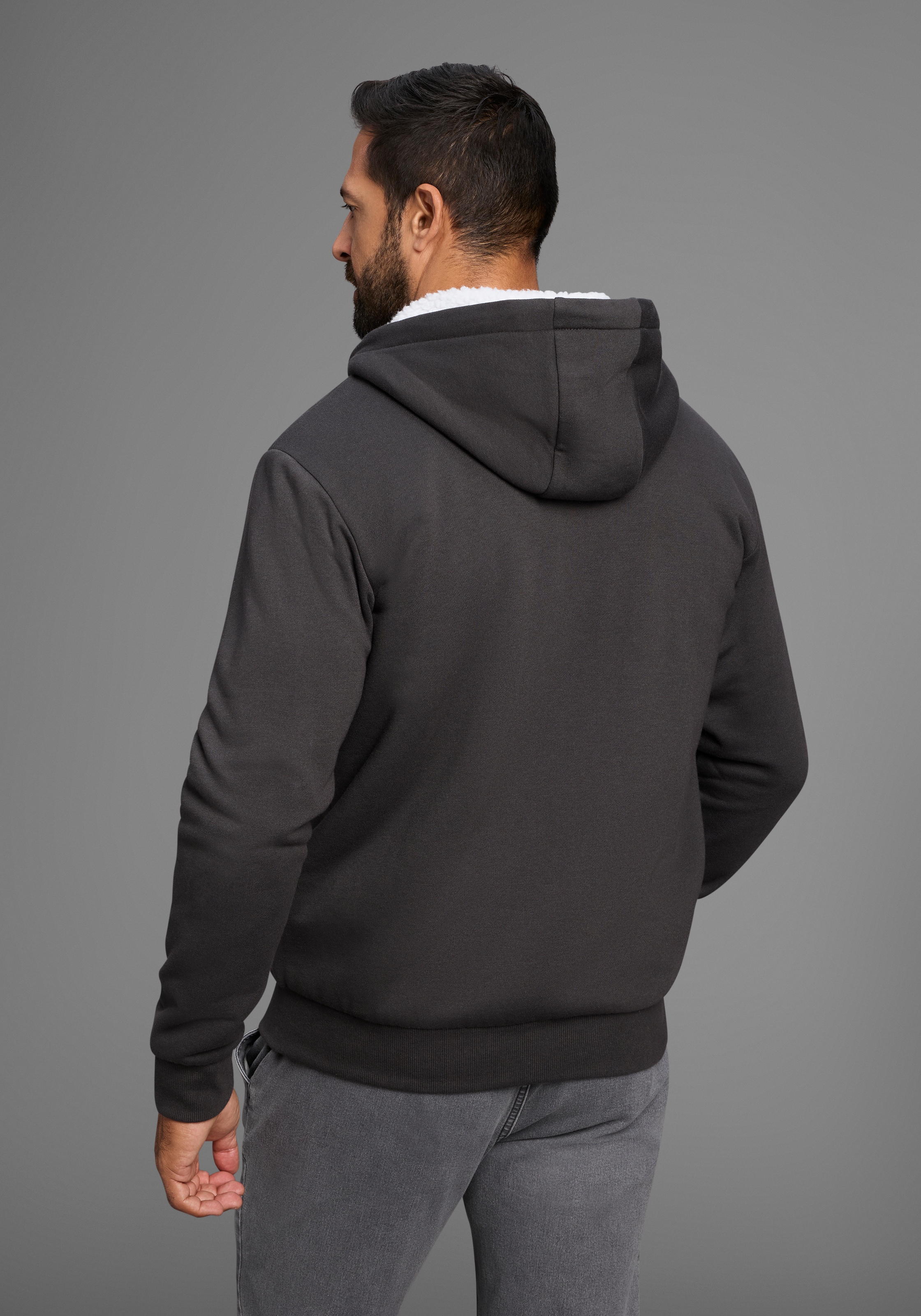 H.I.S Sweatjacke, mit Teddyfutter - NEUE KOLLEKTION