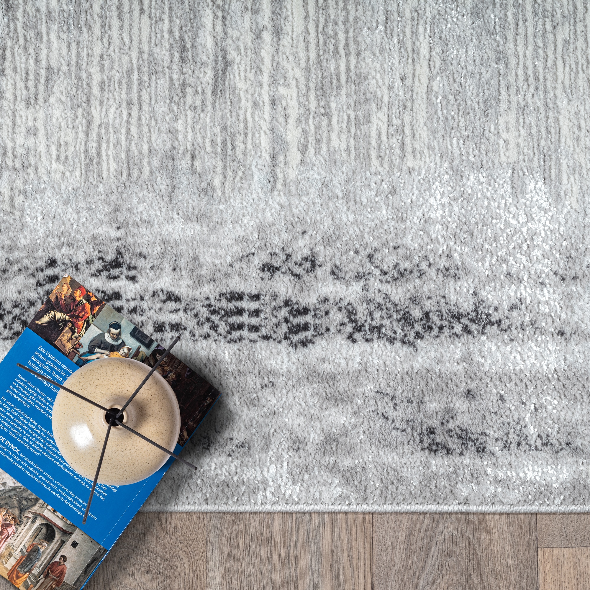 Sanat Teppich »Harmony 3215 , auch als Läufer« rechteckig 12 mm Höhe Wohnzimmer, Kurzflor, modern, Bordüre, Schlafzimmer