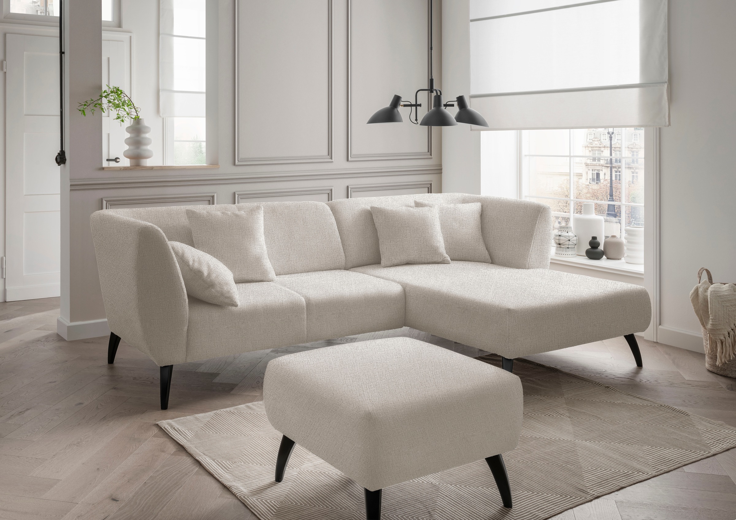 Home affaire Ecksofa »Colori Polstermöbel mit zeitlos eleganter Rückenführu günstig online kaufen
