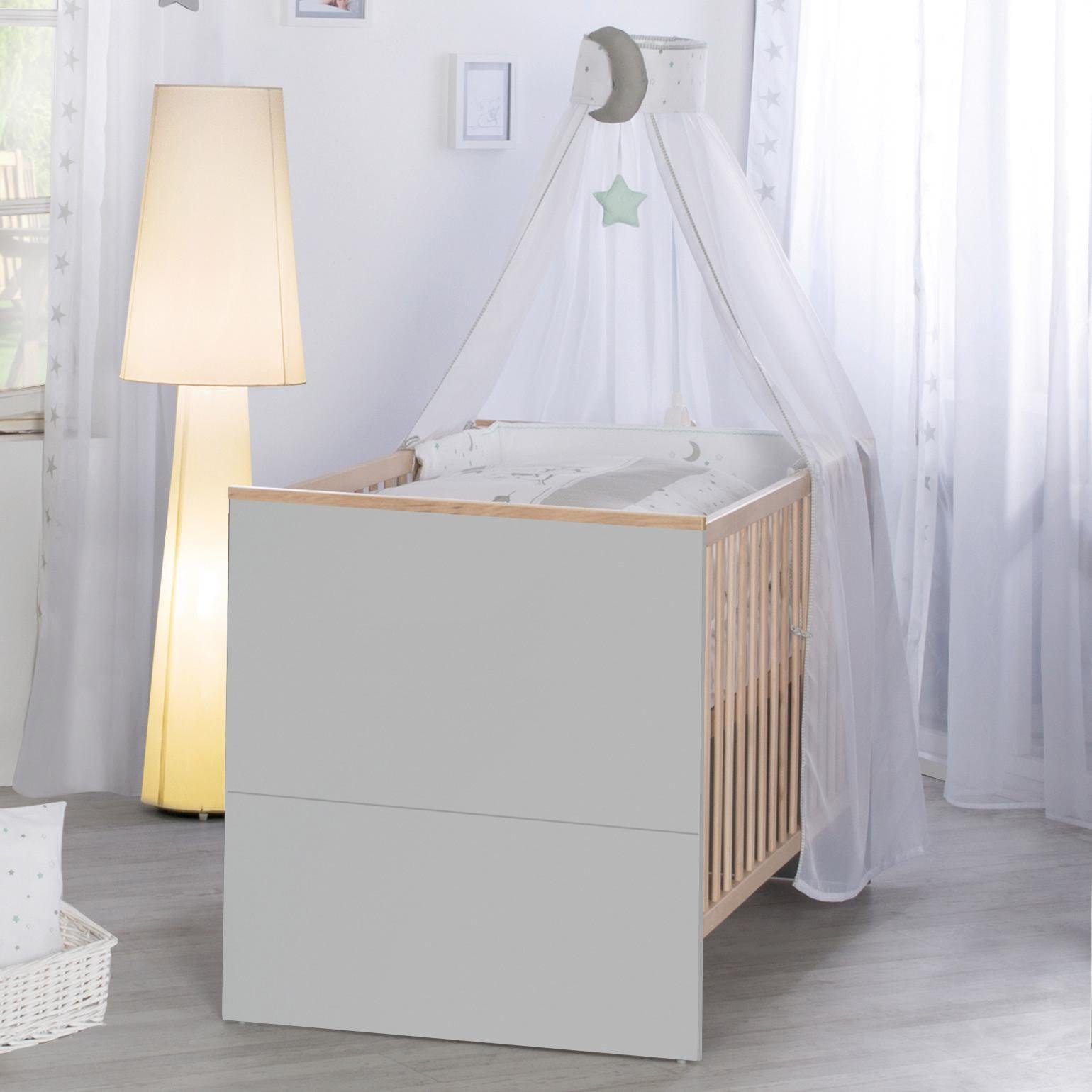 roba® Babybett Tobi, Gitterbett höhenverstellbar, umbaubar, mitwachsend - H günstig online kaufen