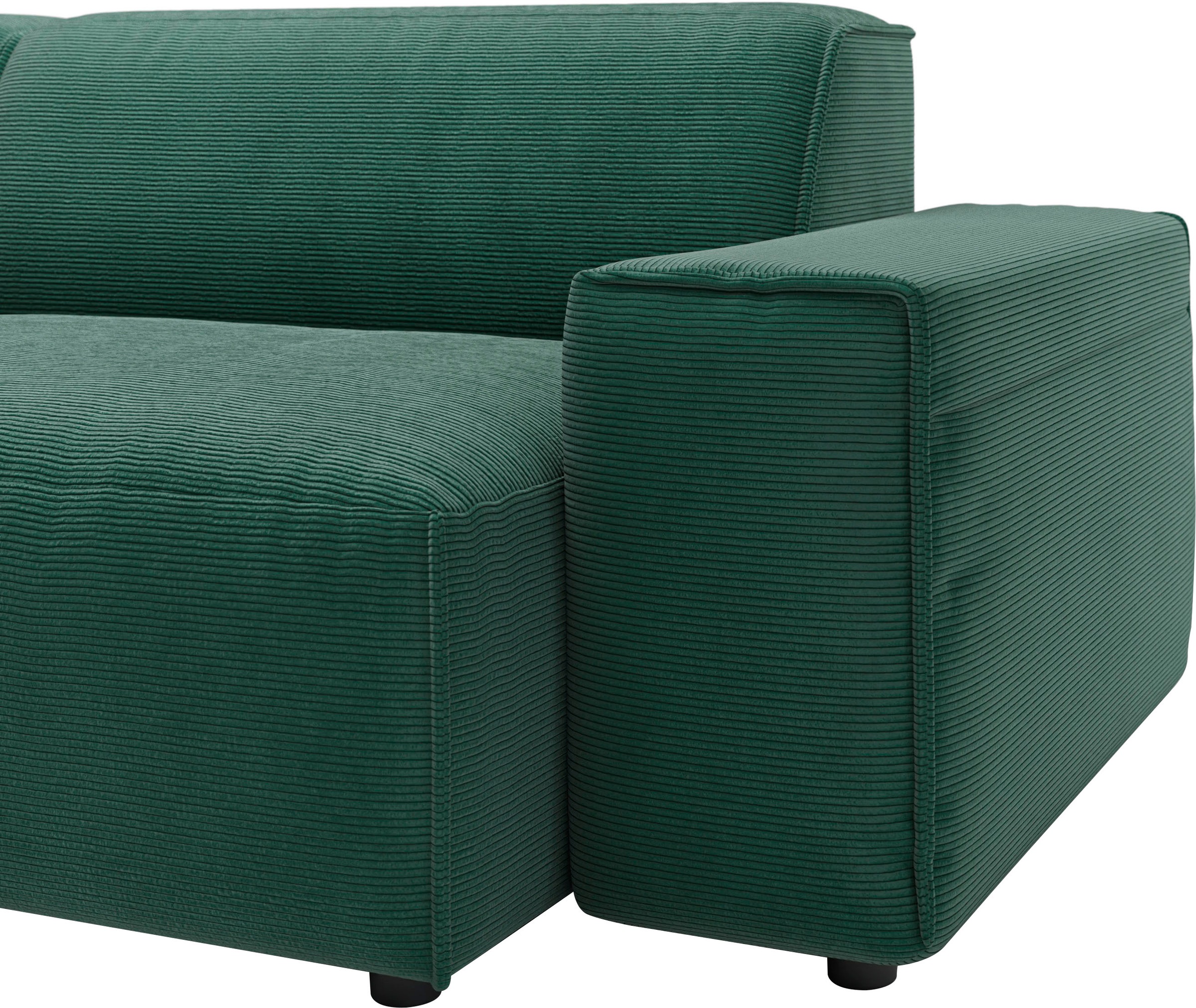 andas Ecksofa »Glimminge auch in Breitcord, Feincord, Bouclé + Easy care-Bezug«, L-Form, Breite 294, Zierkissen
