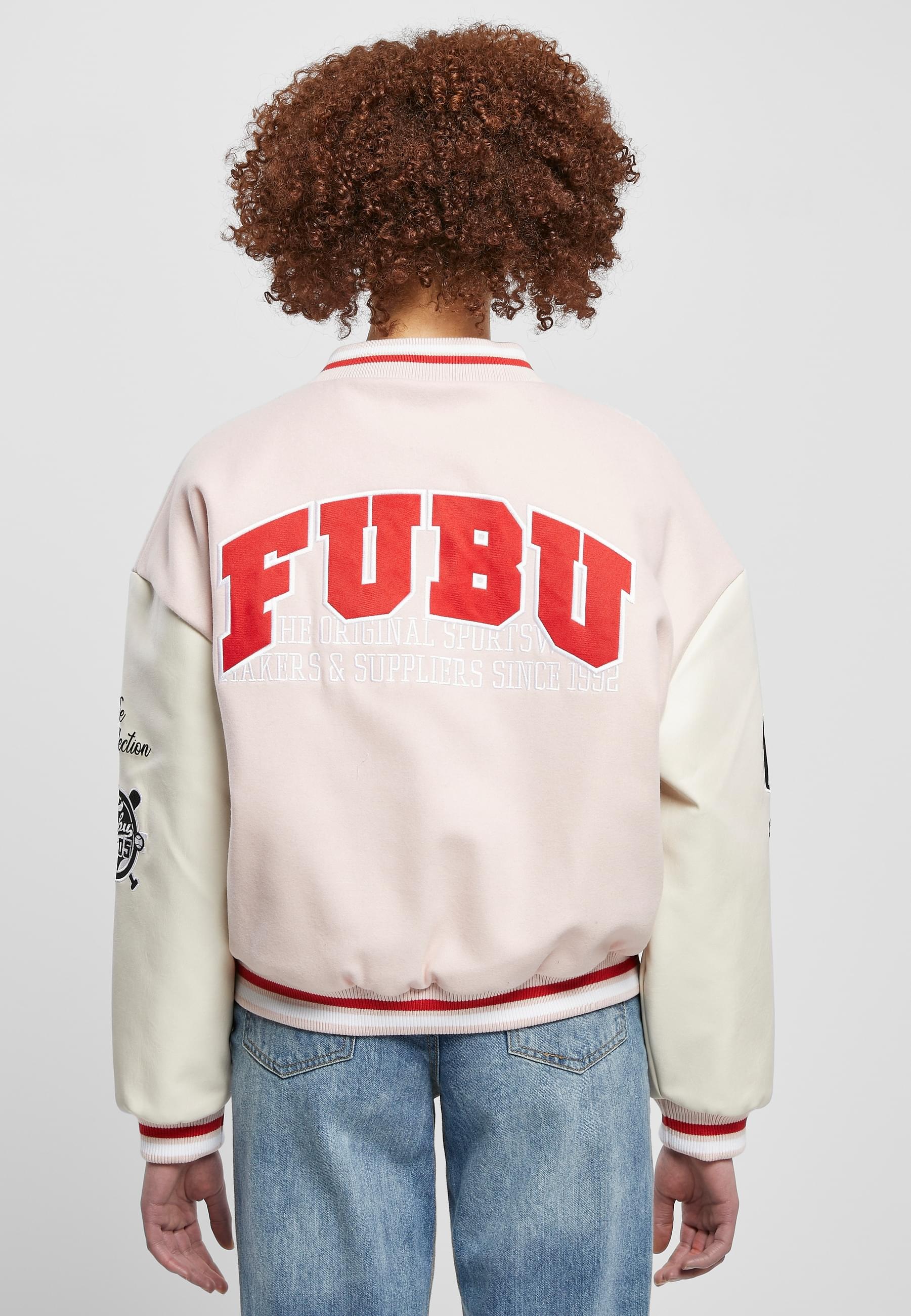 Fubu Anorak »Fubu Damen FW231-017-2 FUBU College Varsity Jacket« 1 Stk. tlg. ohne Kapuze