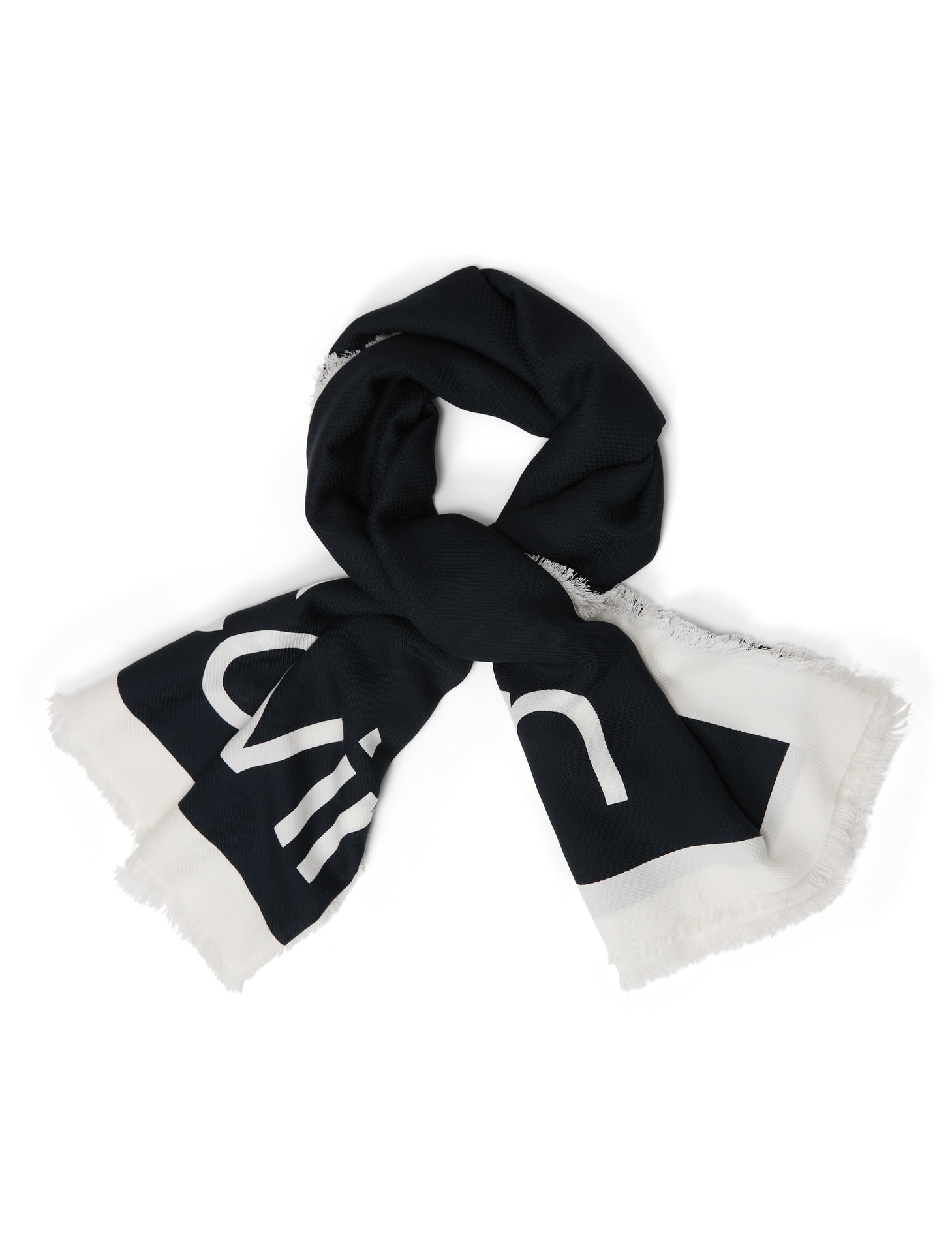 CALVIN KLEIN Modeschal »BOLD LOGO CONTRAST SCARF« mit Markenlogoprint Black