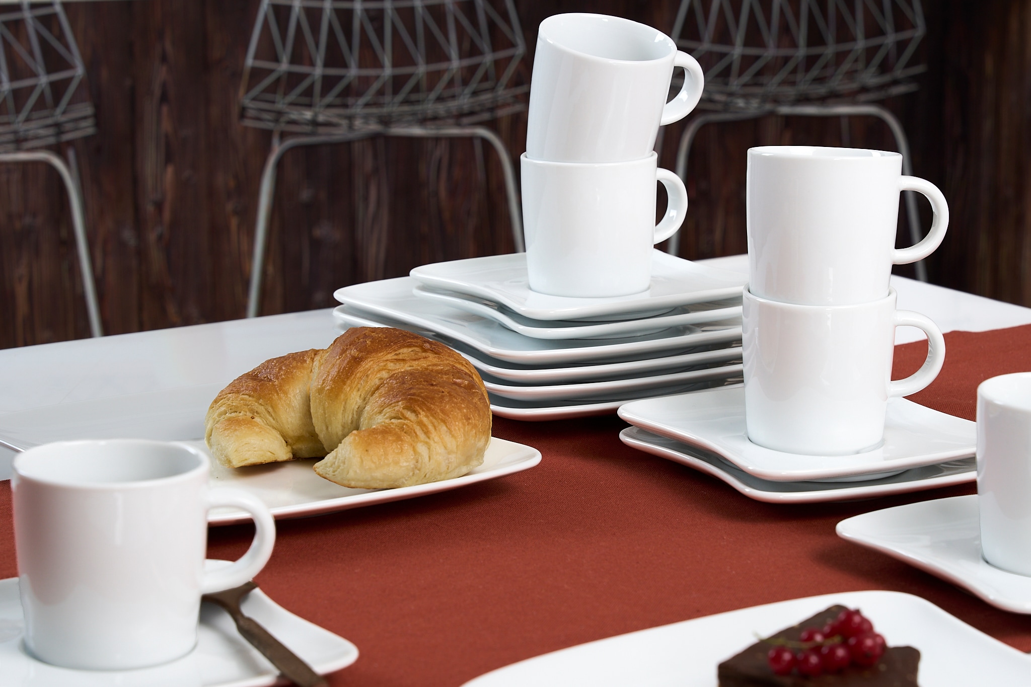 Retsch Arzberg Kaffeeservice »Geschirr-Set, Service SANDY«, (Set, 18 tlg.), Porzellan Made in Germany, 18 Teile, für 6 Personen