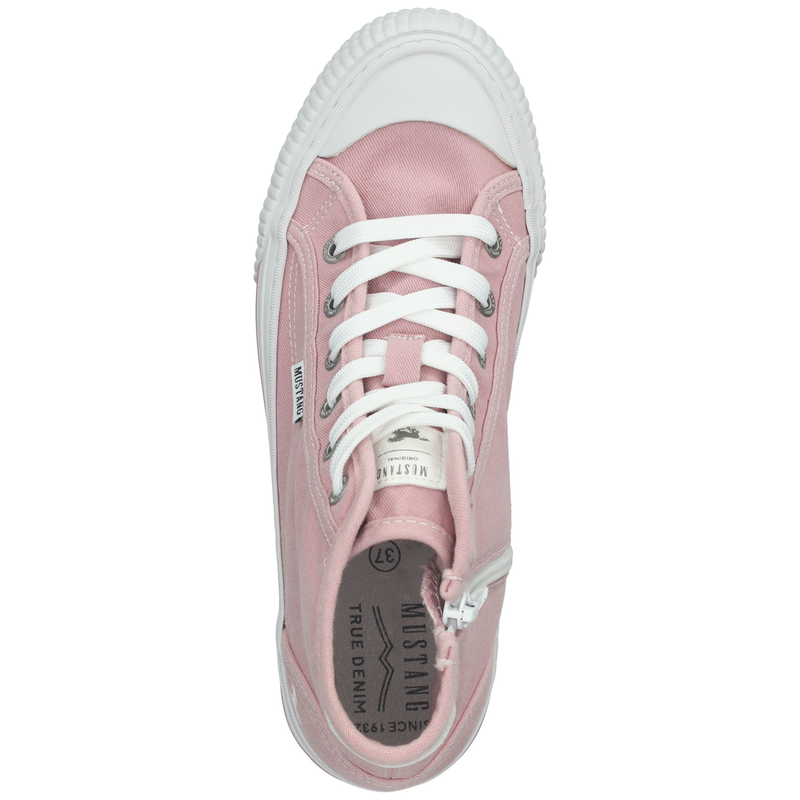 MUSTANG SHOES Sneaker »Sneaker Lederimitat/Textil« Rose 42 42 Verschluss: Schnürung