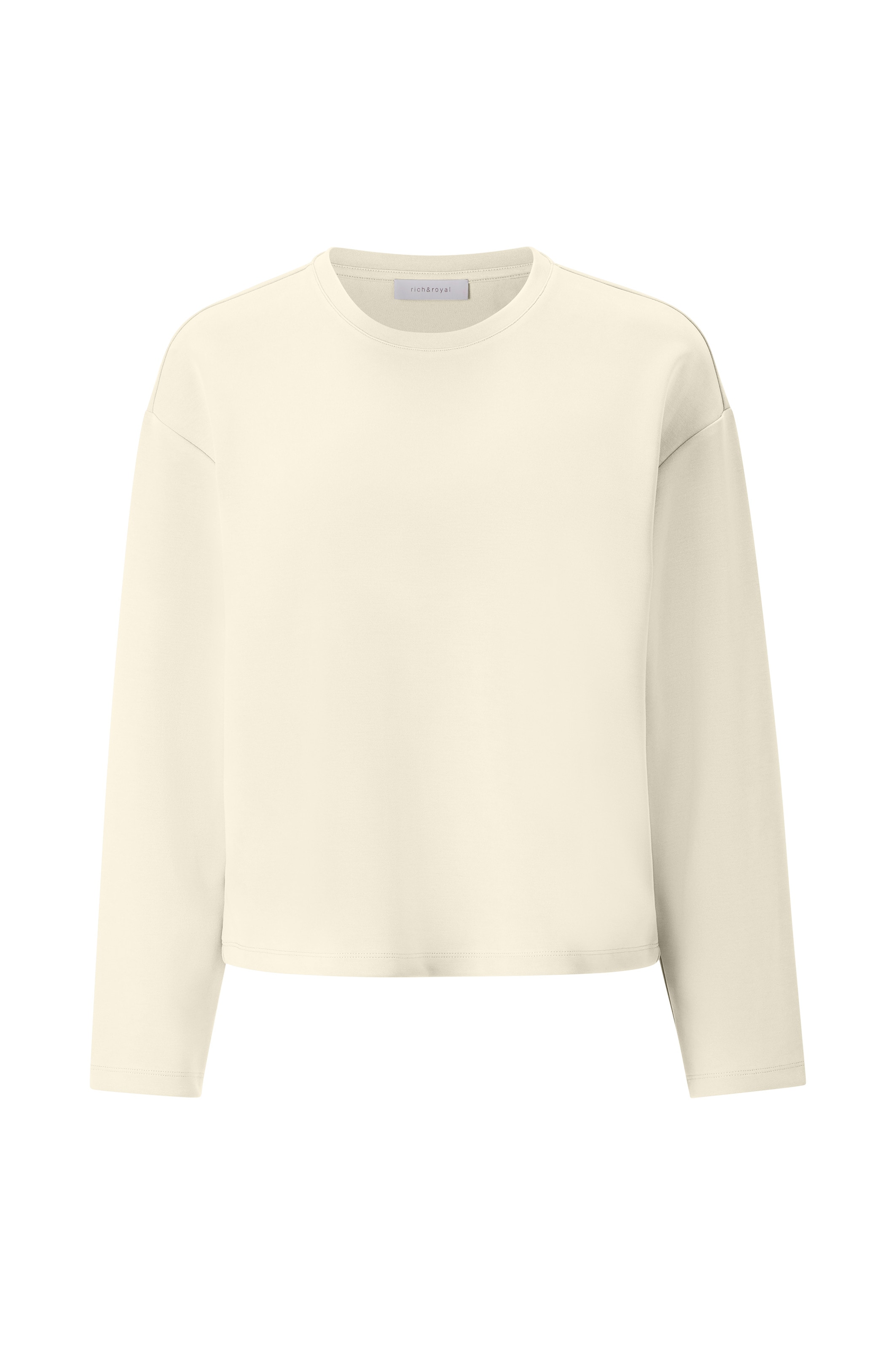 RICHROYAL Sweatshirt »2409 T Peach Crew«, überschnittene Schultern, softer Griff, Rundhals