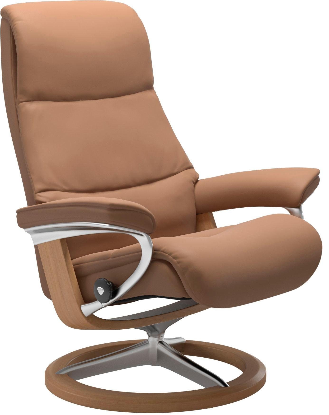 Stressless Relaxsessel "View", (Set, Relaxsessel mit Hocker), mit Signature günstig online kaufen