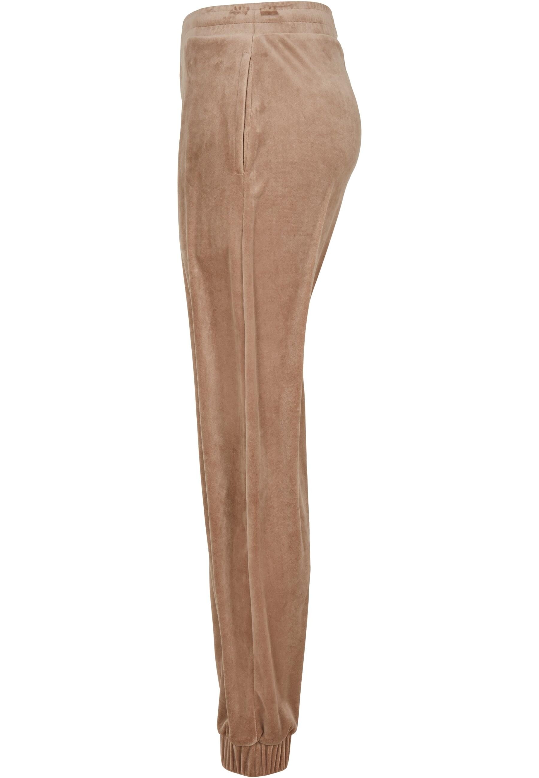 URBAN CLASSICS Jogginghose »Urban Classics Damen Ladies High Waist Ballon Velvet Sweat Pants«