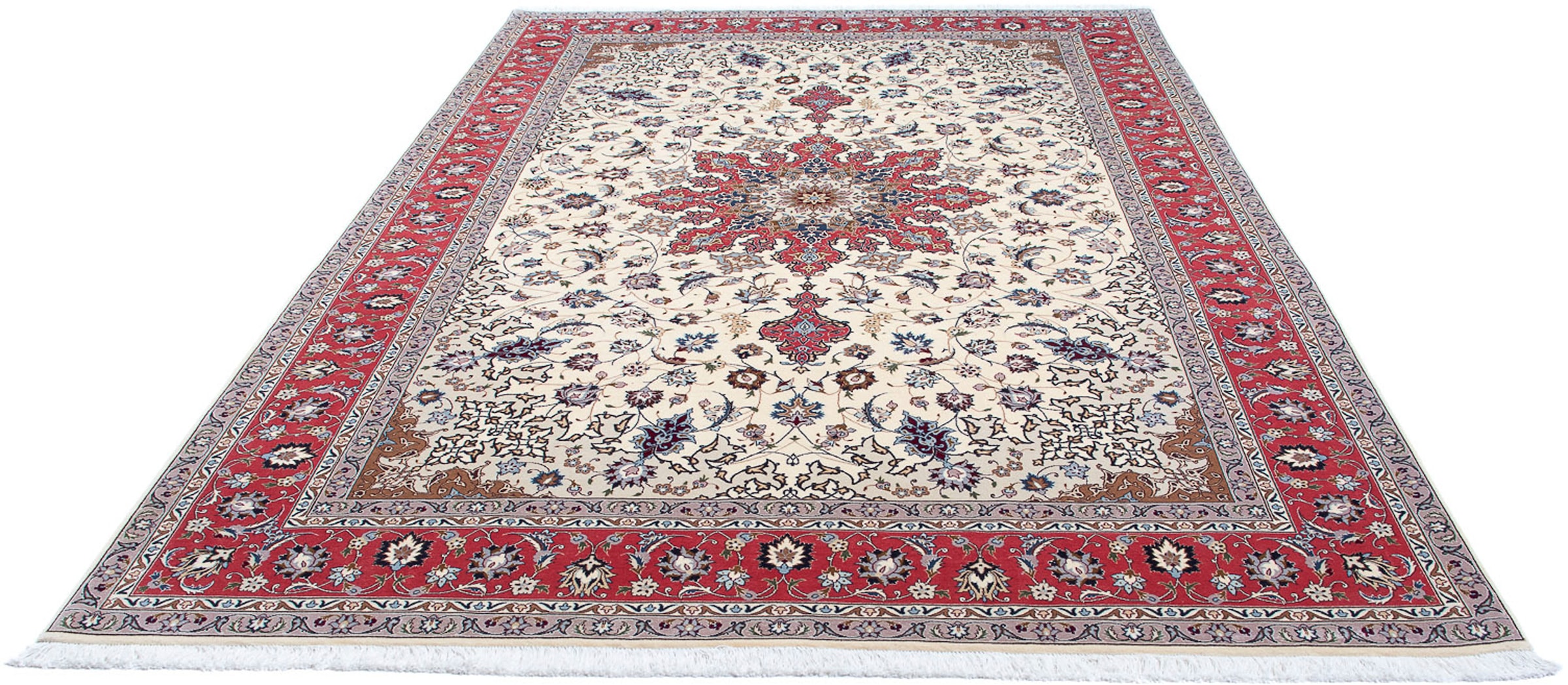 morgenland Orientteppich »Perser - Täbriz - Royal - 310 x 207 cm - beige«, günstig online kaufen