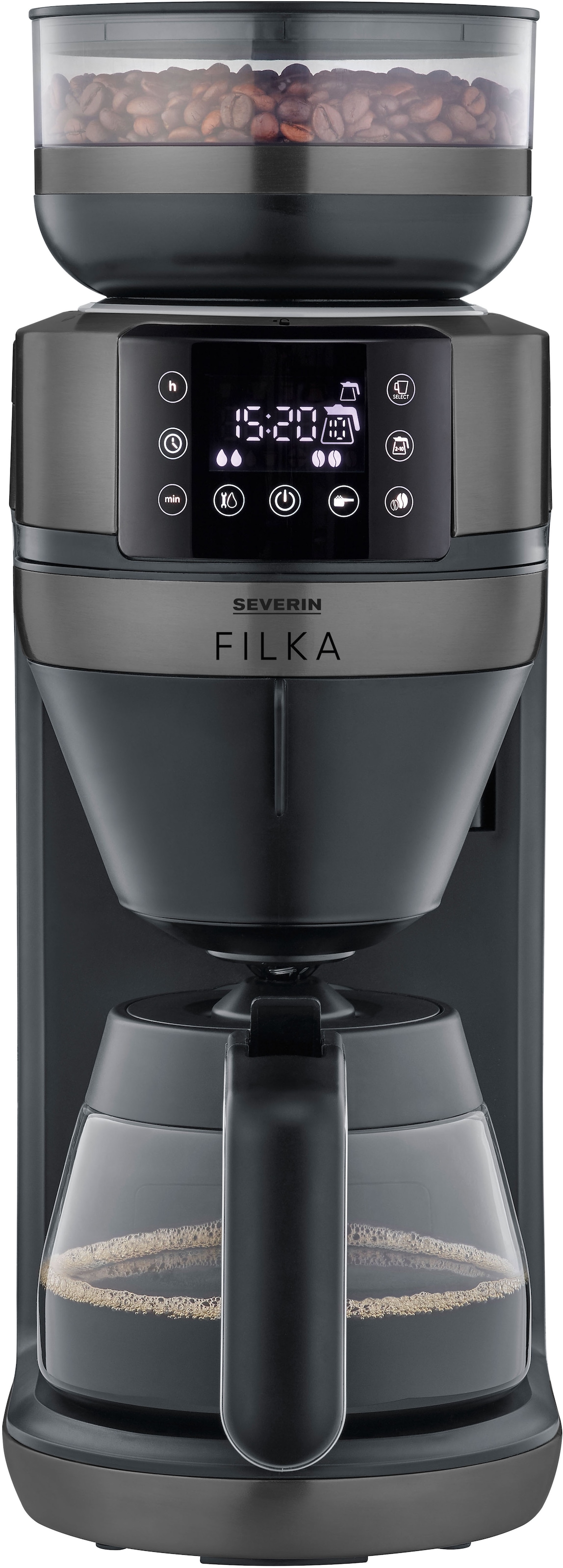 Severin Kaffeemaschine mit Mahlwerk »KA 4849 FILKA Limited Edition Dark Ino günstig online kaufen