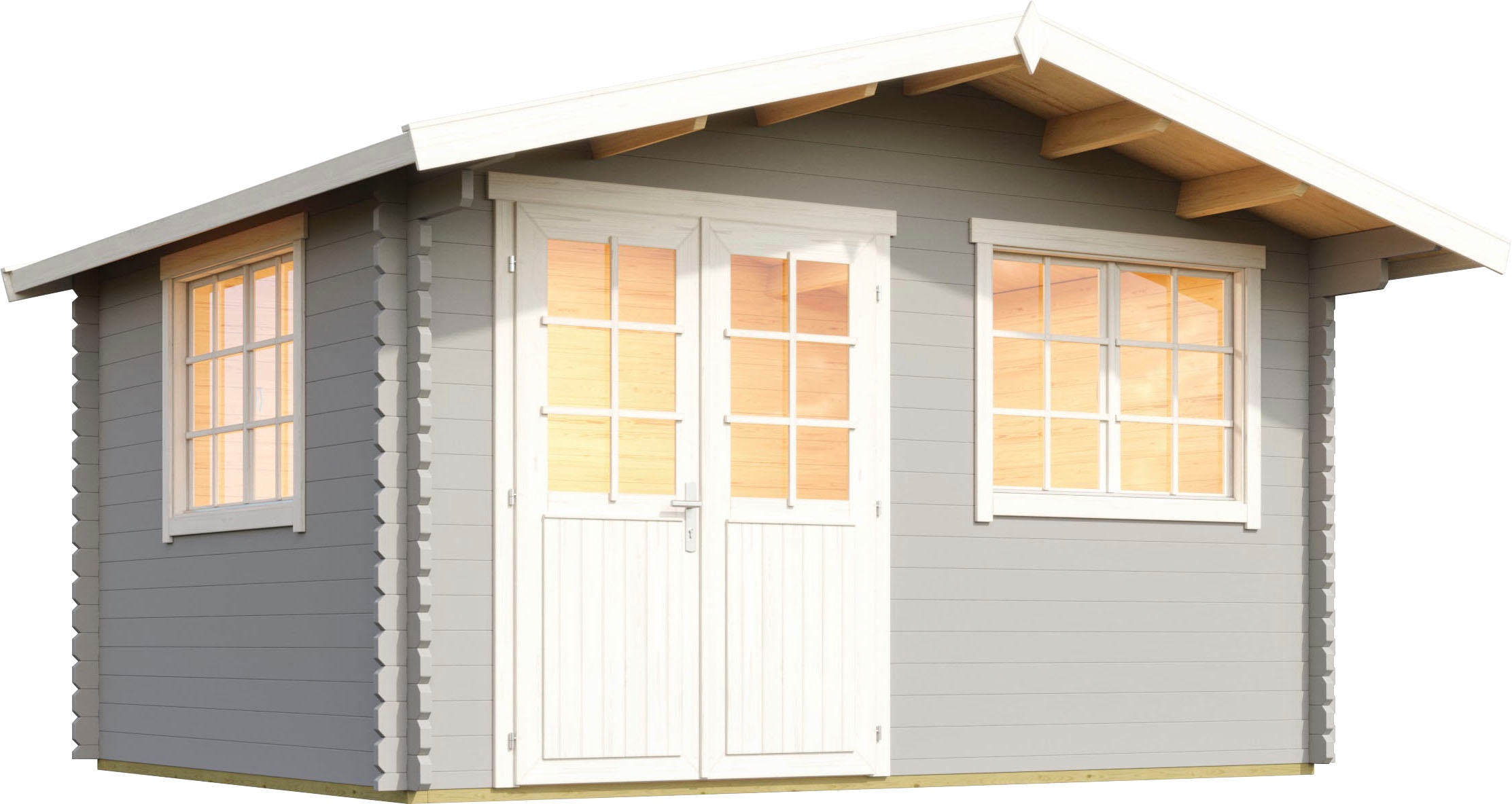 LASITA MAJA Gartenhaus »NORDERNEY 2«, (Set, inkl. Fussbodenbretter zum verlegen)