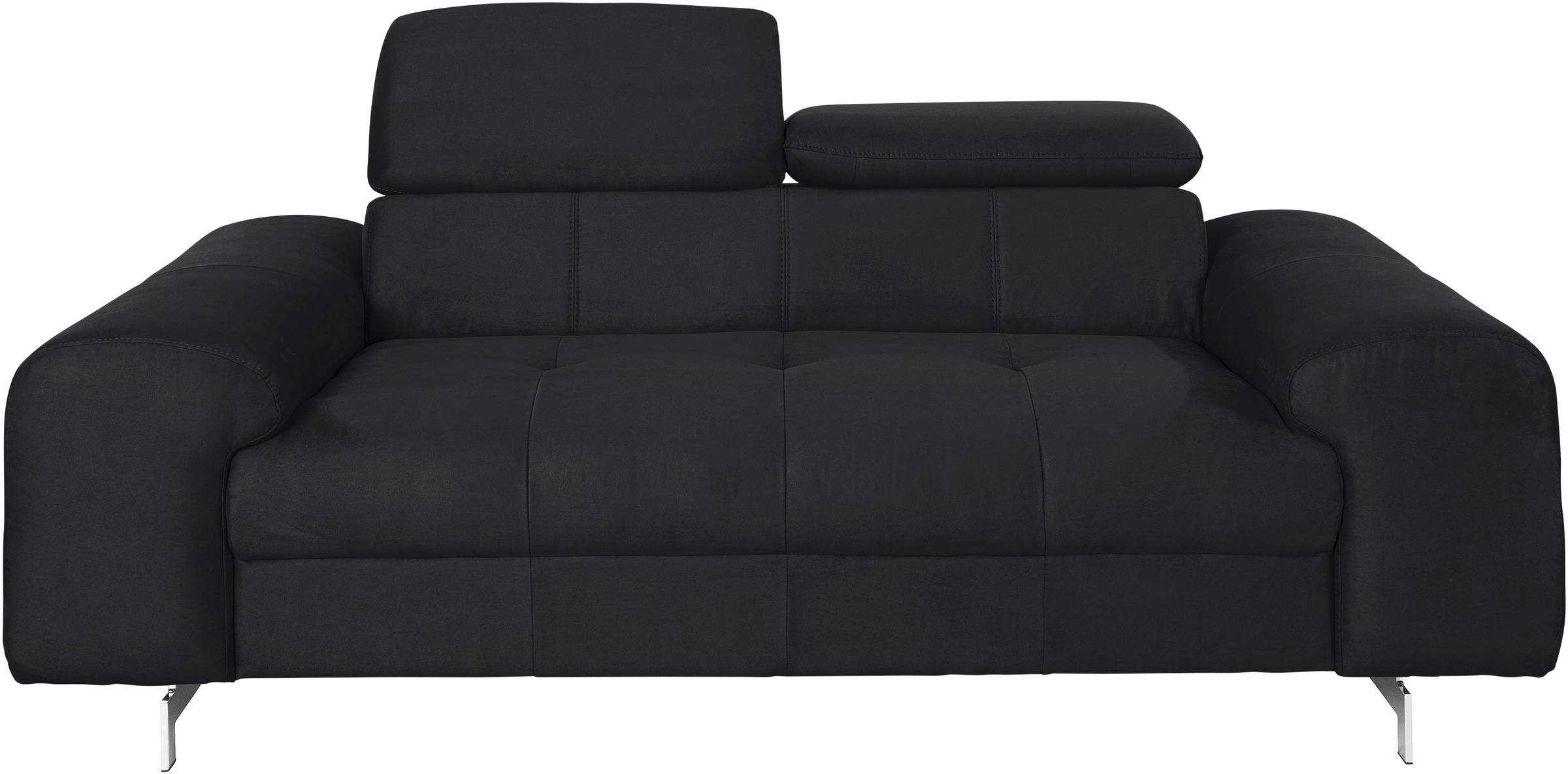 COTTA 2-Sitzer »Chef«, Big-Sofa mit Kopfteilverstellung, edle Metallkufen günstig online kaufen
