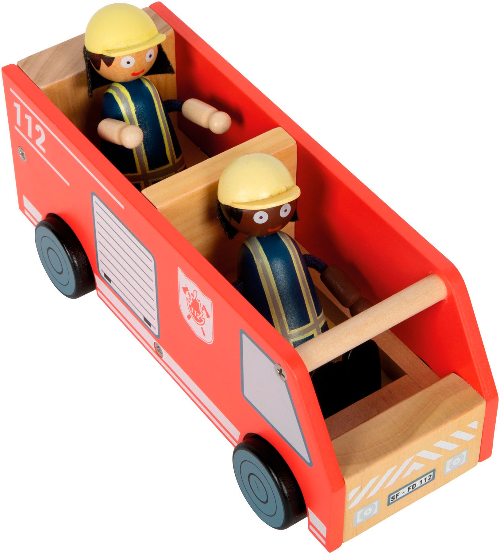 Small Foot Spielwelt »Große Feuerwache mit Zubehör« batteriebetriebenes Sound- & Lichtmodul für realistische Einsätze