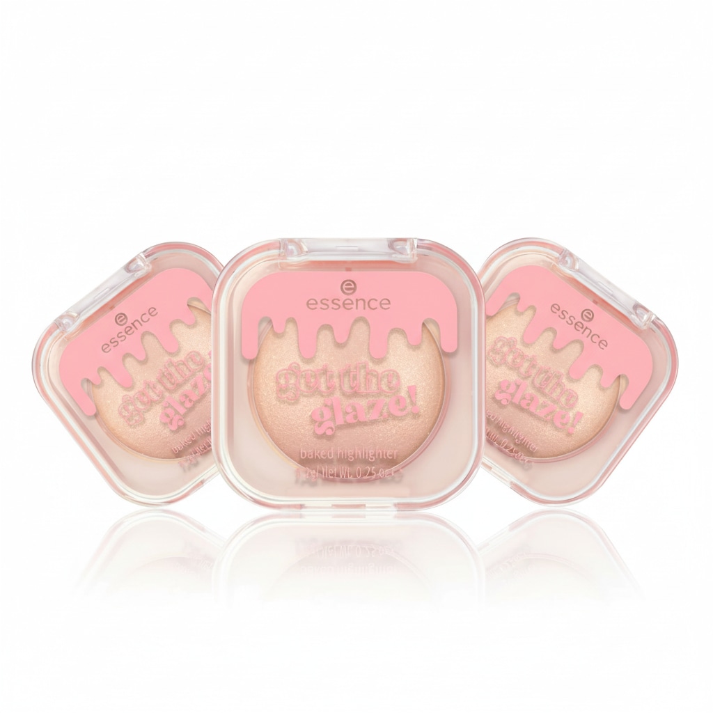 Essence Highlighter »get the glaze! baked highlighter« Dezenter Schimmer oder leuchtender Akzent
