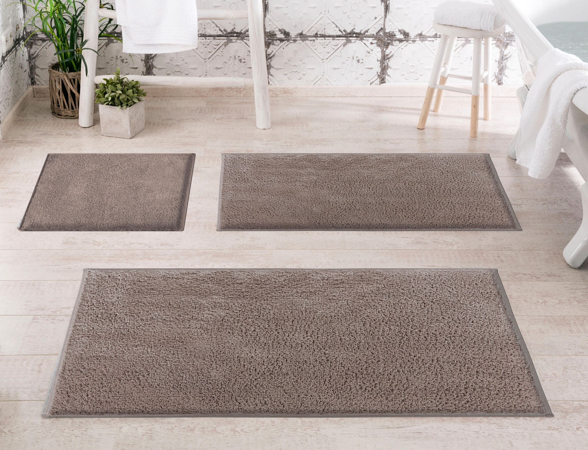 Grund Badematte »Marla« Höhe 14 mm rutschhemmend beschichtet fußbodenheizun günstig online kaufen