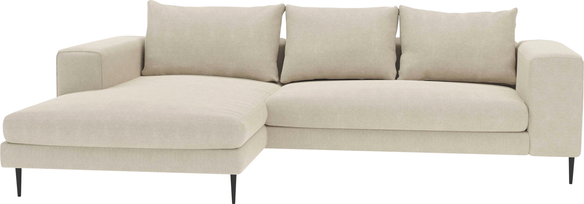 Home affaire Ecksofa »Aurora, L-Form, mit extra breiter Recamiere, 324 x 17 günstig online kaufen