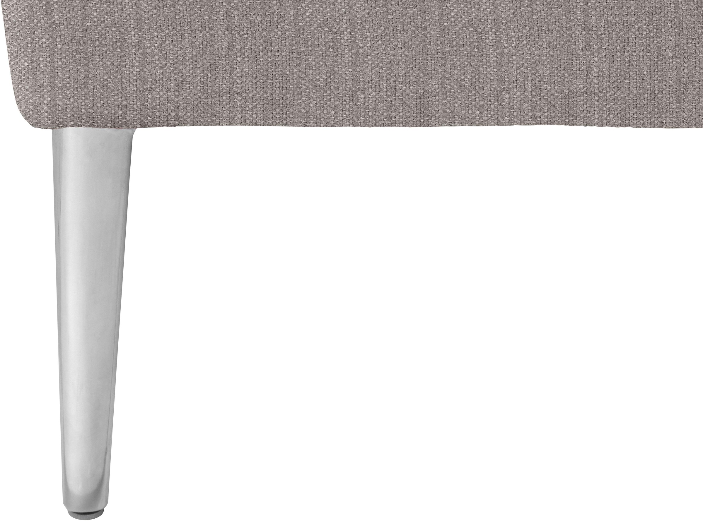 W.SCHILLIG Ecksofa »enjoy&MORE, Designsofa, elegant und bequem, L-Form«, mit Sitztiefenverstellung, Füße Chrom glänzend, Breite 310 cm