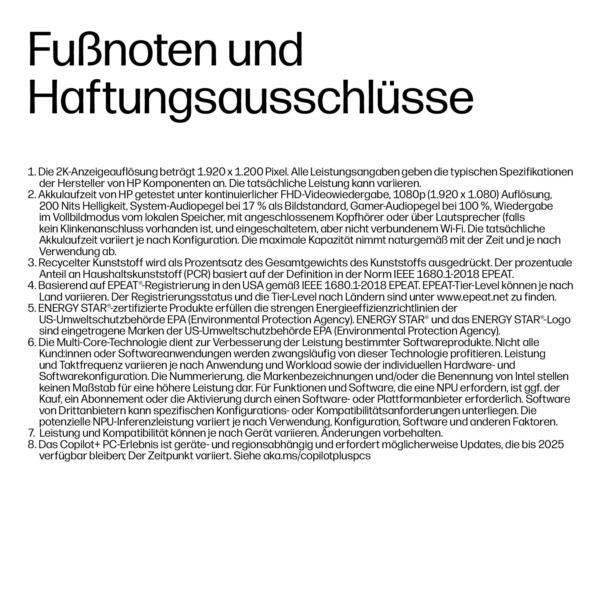 HP Notebook »OmniBook 3 16-bu0074ngx« 40,6 cm / 16 ″ Intel Ultra 7 Intel Graphics 512 GB SSD