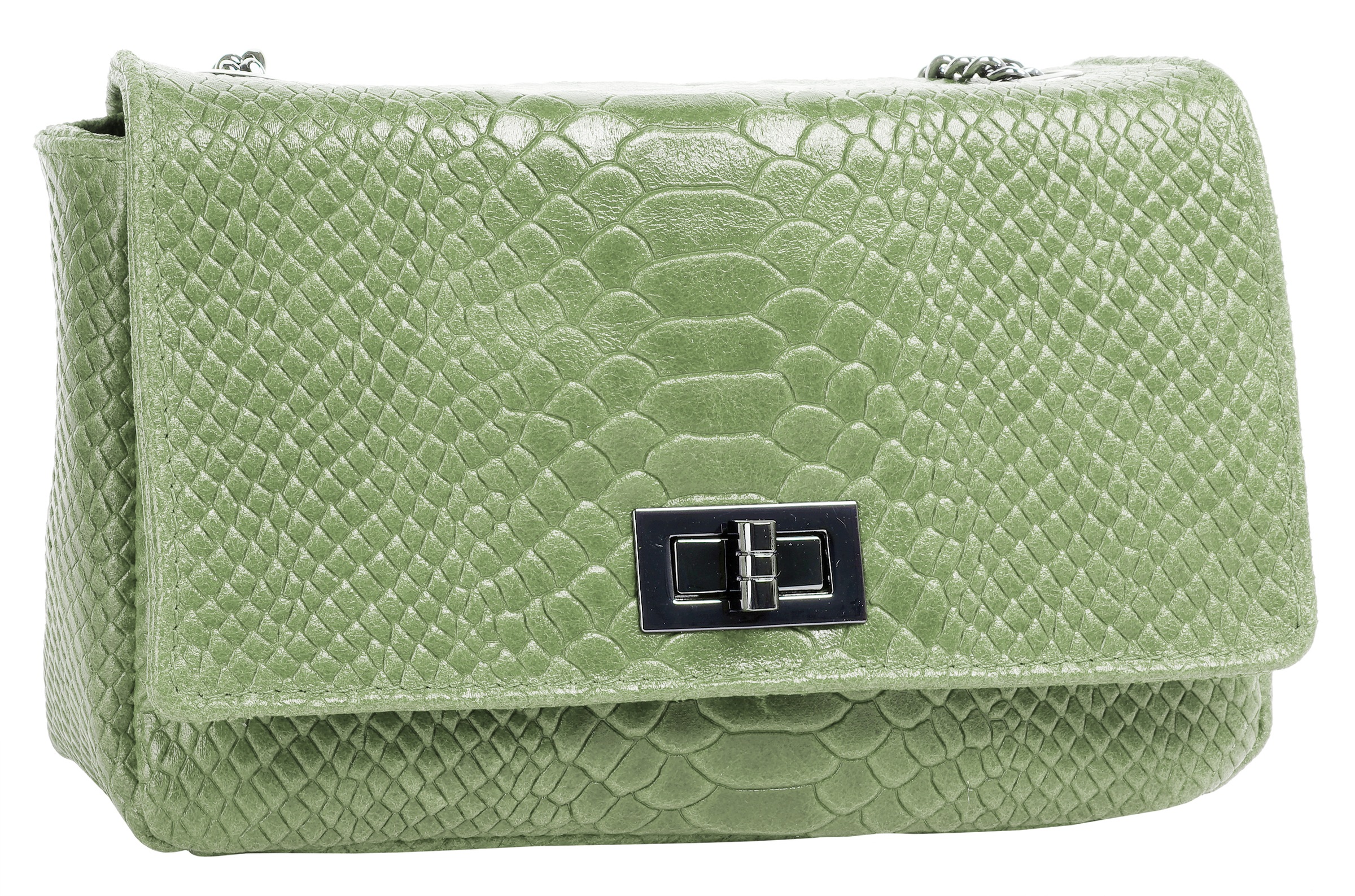 Cluty Umhängetasche echt Leder, Made in Italy